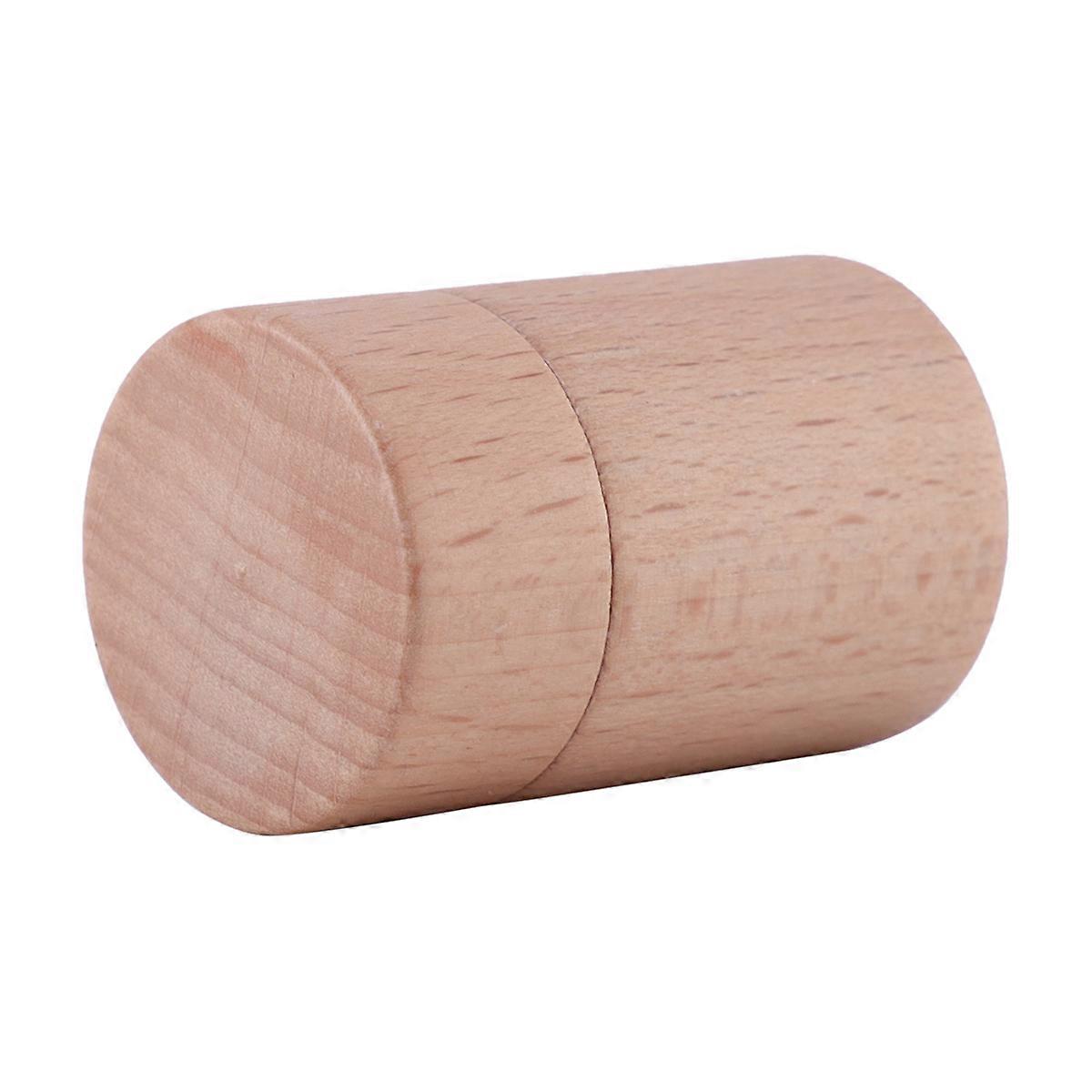 Natural Wooden Empty Lip Balm Tube with Cap – Reusable Odorless Container for DIY Lipstick, Lip Gloss, and Cosmetic Lotion Storage