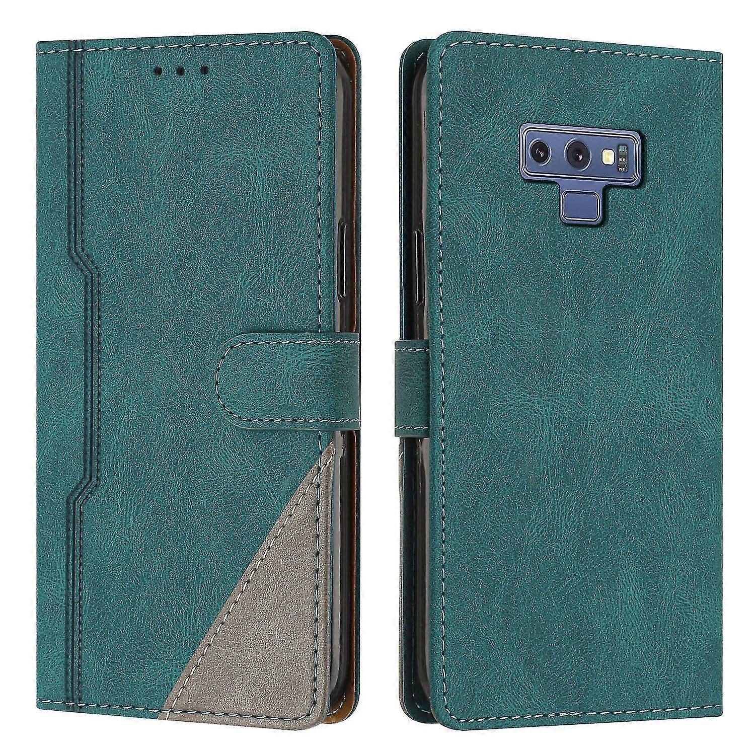 Leather Magnetic Clasp Case with Flip Wallet Stand Function Cover for