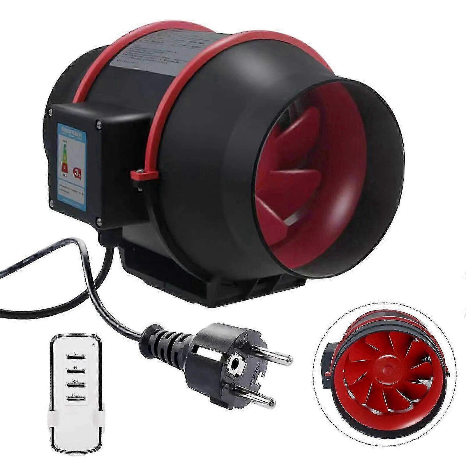 1Pcs Flue Fan 100mm Speed Control Mixed Flow Inline Fan With Variable Speed Control 45W/48W 220V High Speed Quiet Exhaust Fans SZRH A-GB