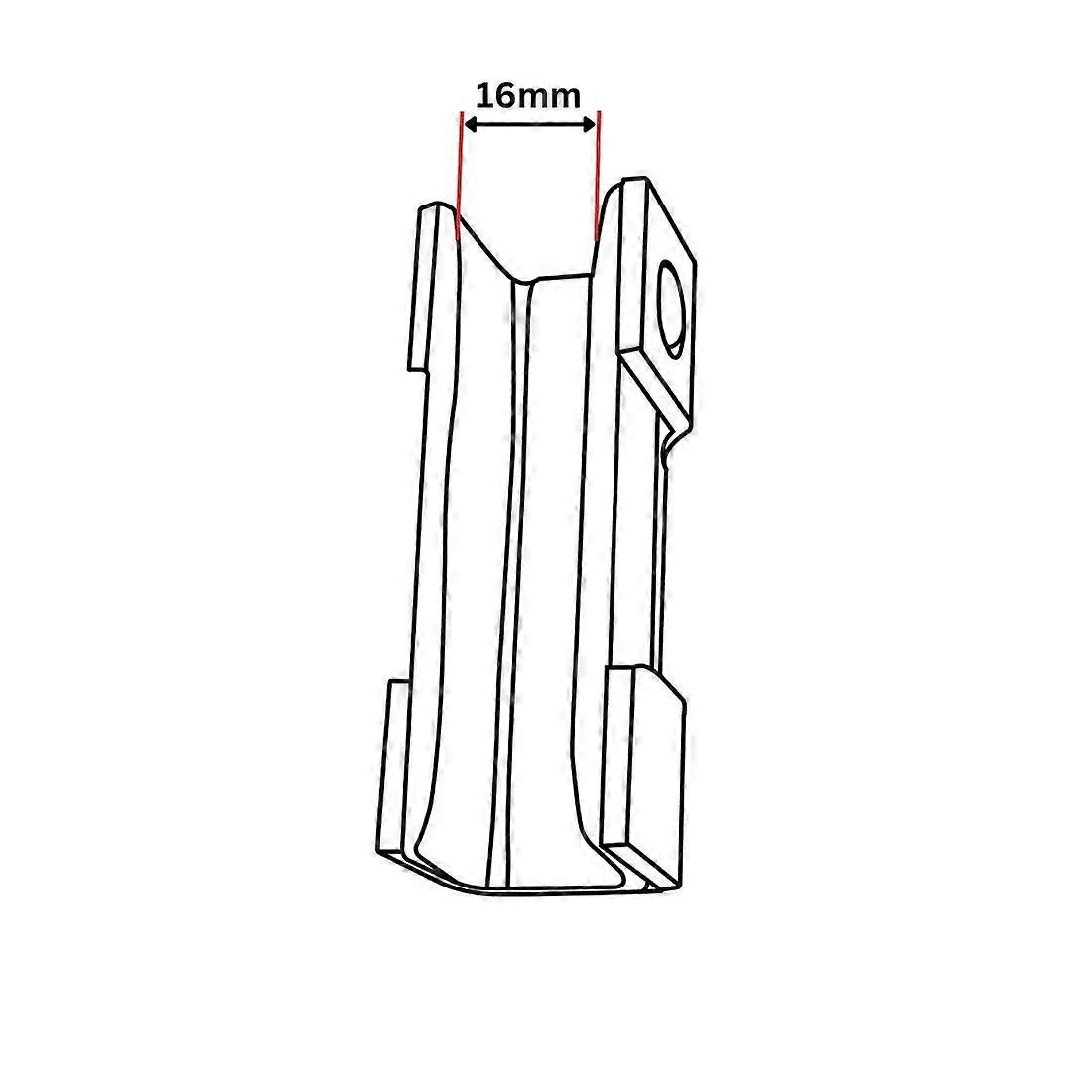 Kone Guide Shoe Insert Piston 16mm