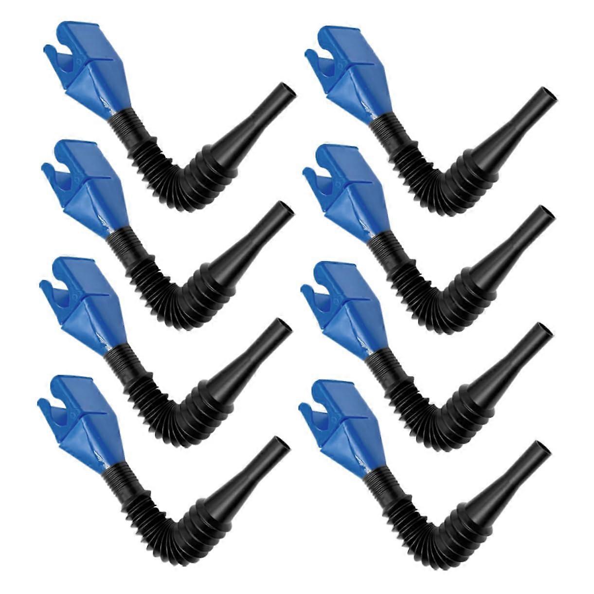Motorcycle Oil Funnel Set of 8 Flexible Trapezoidal Tractors for Gasoline and Gear Oil, Portable and Foldable for Cars and Motorcycles
