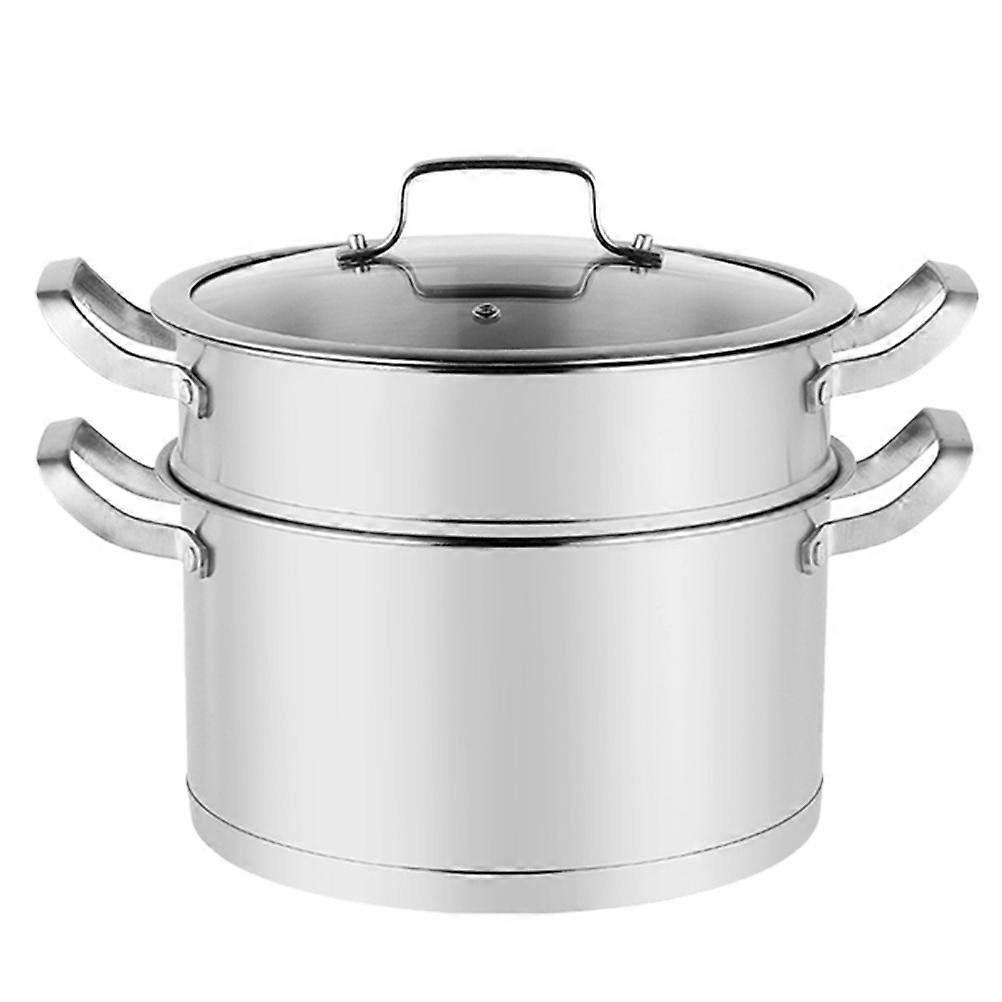 Stainless Steel Soup Pot Ideal For Induction Cooker Use Showcasing Even Cooking Capabilities With A Size Of 33X27X23CM And 1Pcs Quantity