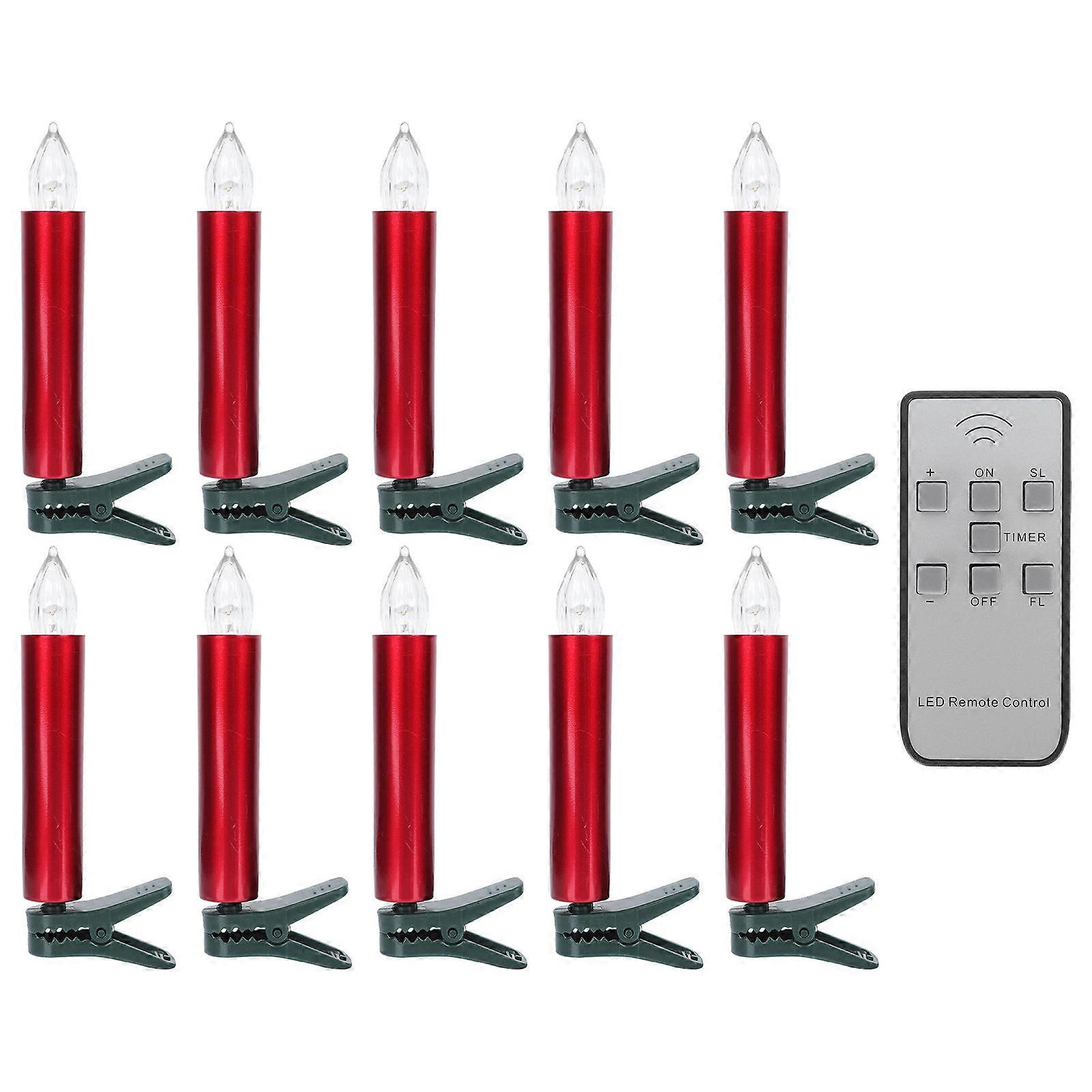 Flameless Flickering Candles 10Pack Designed For Dance Parties And Special Occasions With