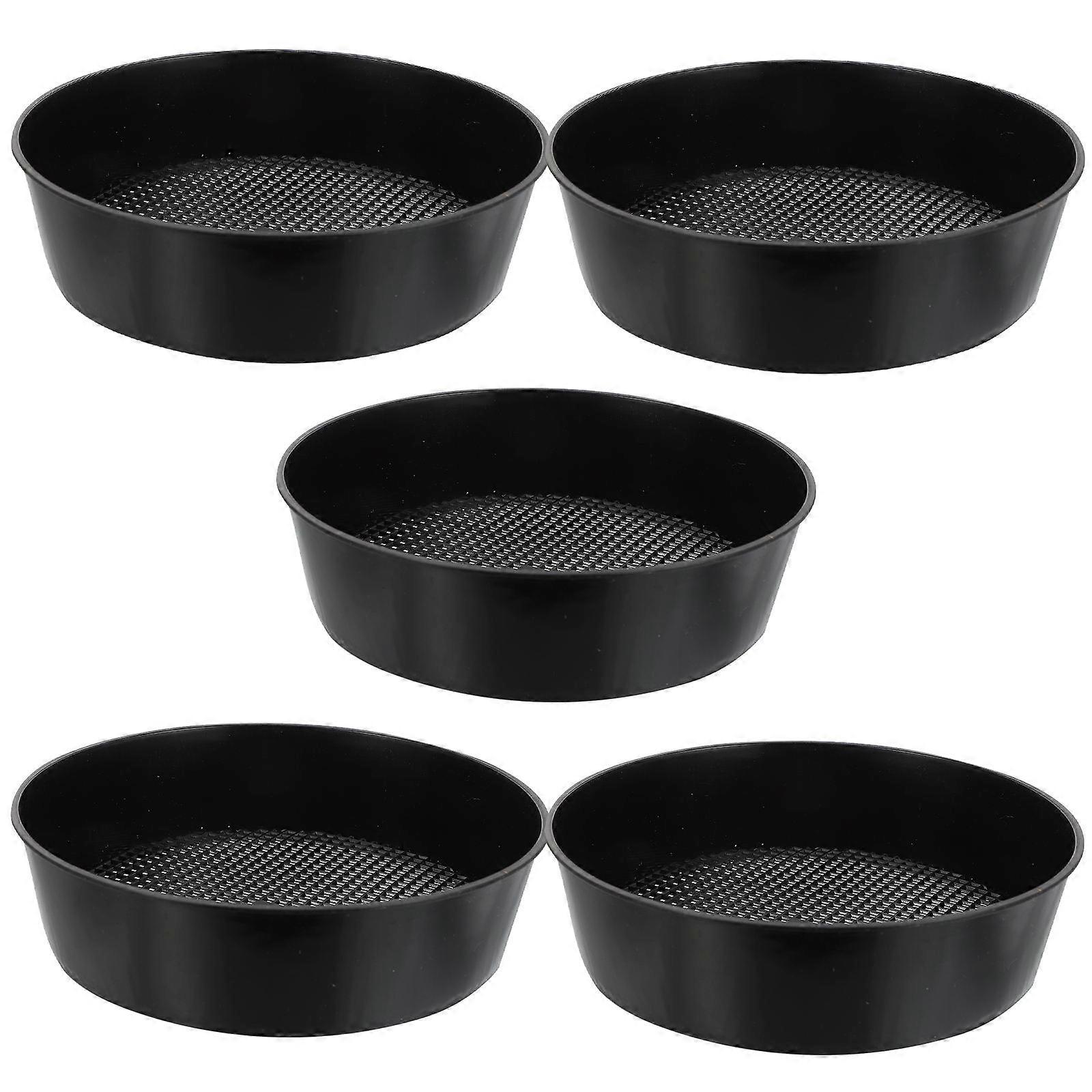 Soil Sifting Pan 5Pack Essential For Gardeners Designed For Efficient Soil Preparation And Debris Removal