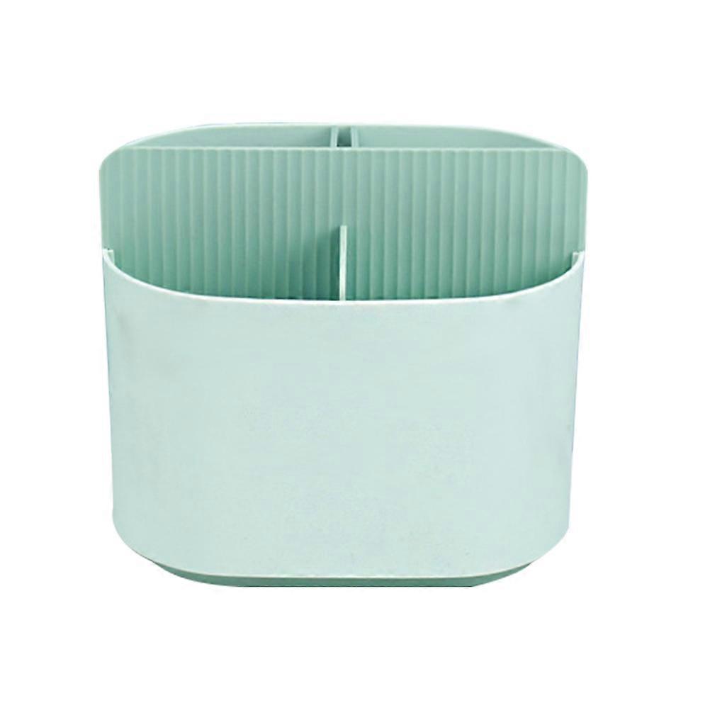 Green Chopstick Holder for Table with Drainage Holes Kitchen Utensil Organizer Made of ABS 7.87 Inches