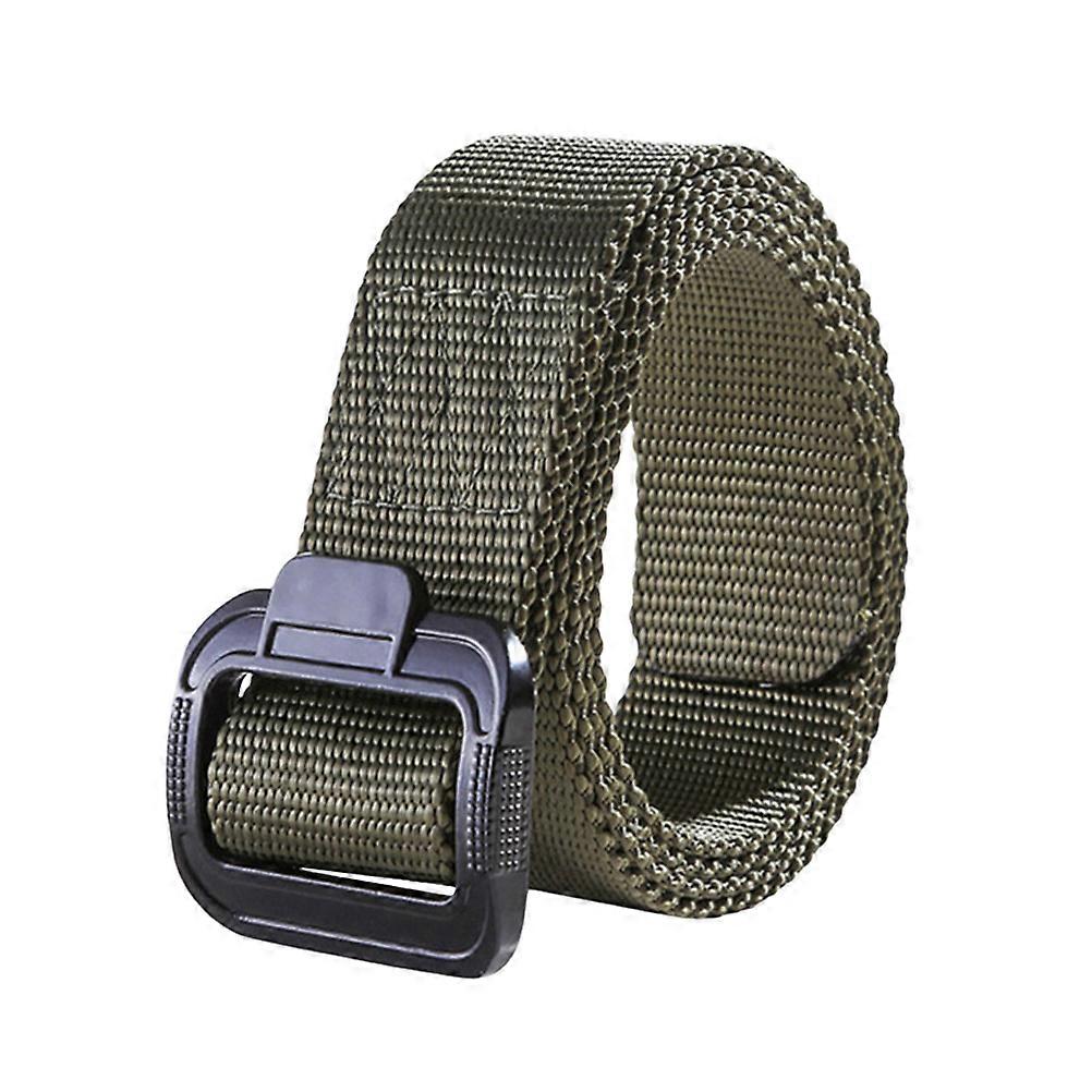 Military Belt For Men With Anti-corrosion Features Ideal For Climbing In Green 1Set