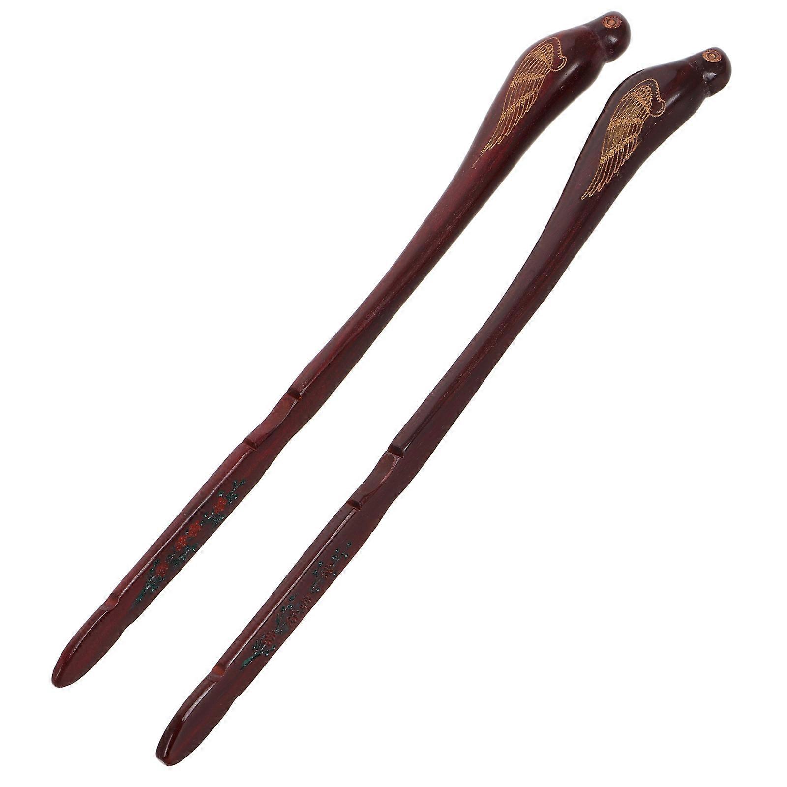 2pcs Durable Bird Shaped Yangqin Practice Hammers for Training and Playing