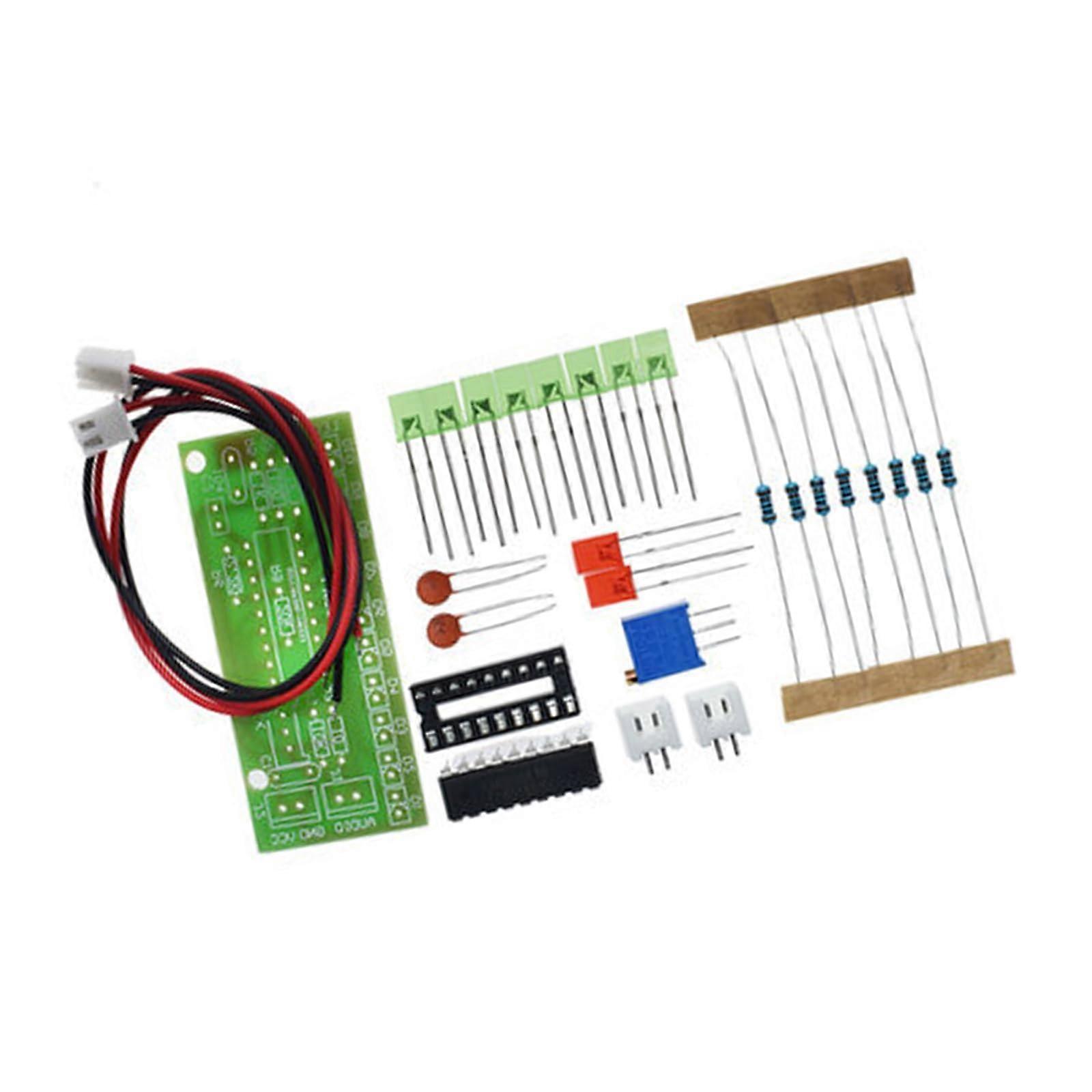 Sound Level Indicator DIY Electronic Set with 10 LED Display for Easy Sound Signals Soldering Assembly Ref: 4645