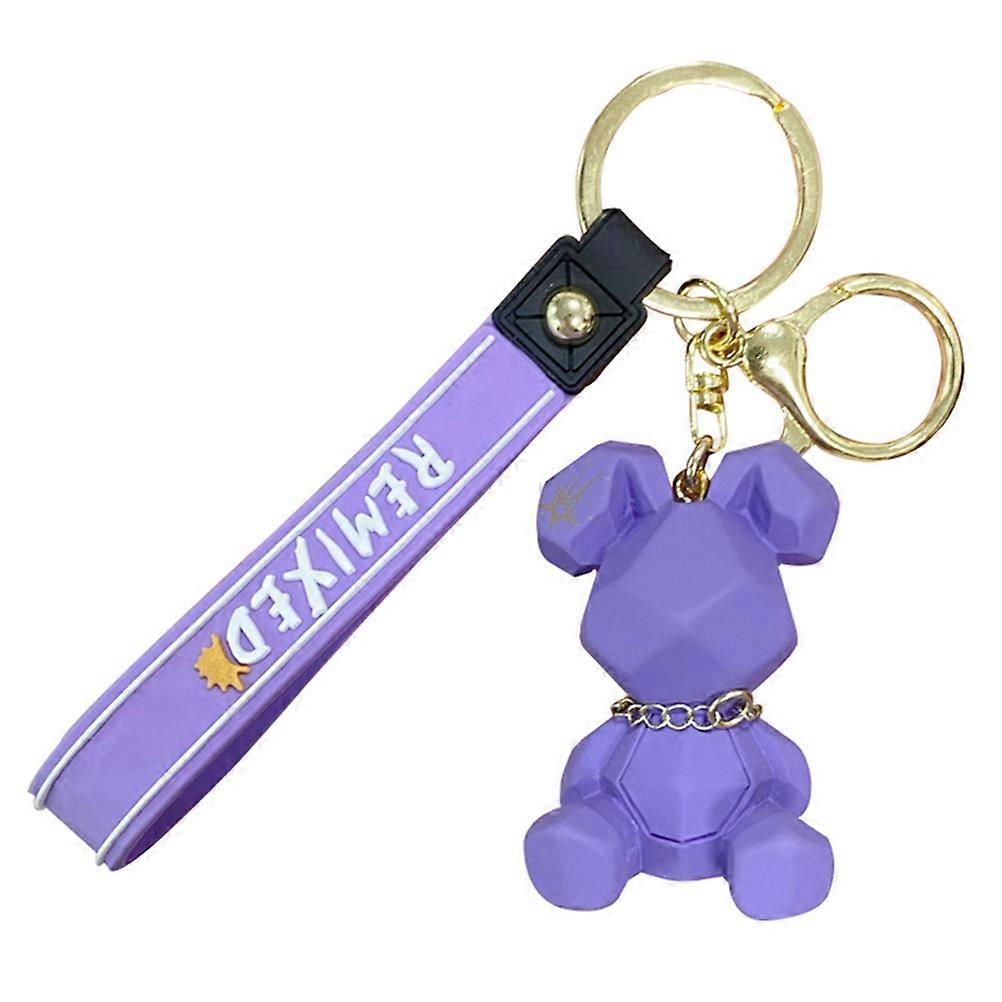Here's a polished and engaging product description for your **Creative Purple Resin Rabbit Keychain**:

 

**Cute Purple Resin Rabbit Keychain –