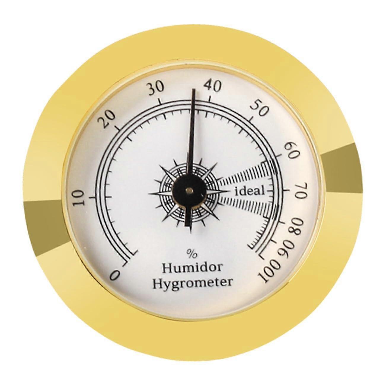 Hygrometer, Mechanical Humidor Accessories, Moisture Meter, Humidor Accessories, Humidor Meter, Mechanical Cigar Accessories, Alloy Stainless Steel