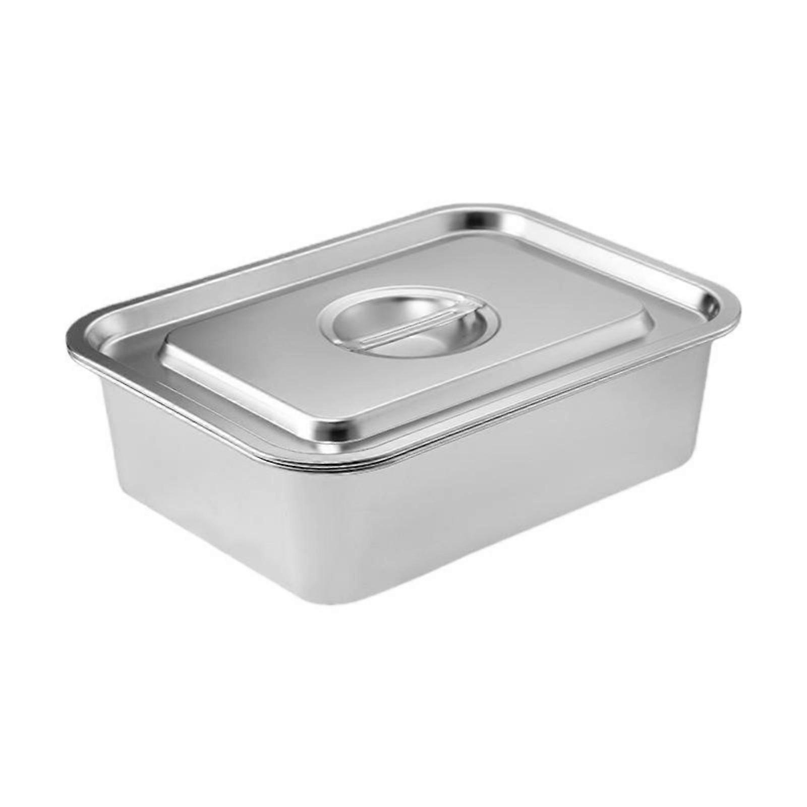 Commercial Style Nonrust Steel Roaster Pan With Secure Cover Locking Moisture Ideal For Home Cooks And Meal Preps Multicolor