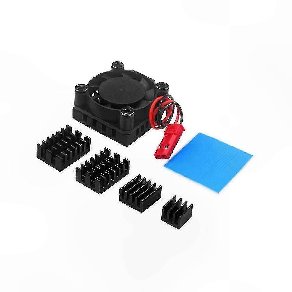 Cooling Fan with Thermal Pads for Enhanced Heat Dissipation on 5 Plus Board-Compatible Devices