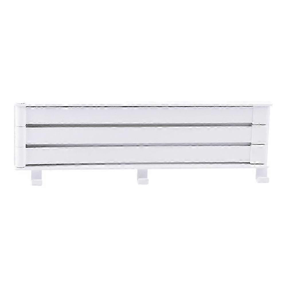 Foldable Towel Rack with 180 Degree Rotation and Powerful Suction HoldWhite SZRH A-S