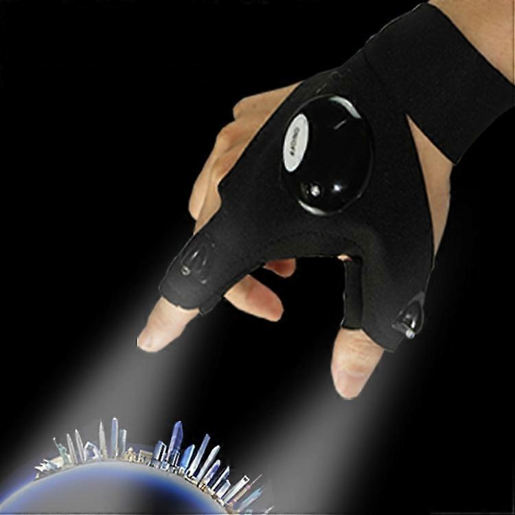 led flashlight outdoor gloves father's day gift
