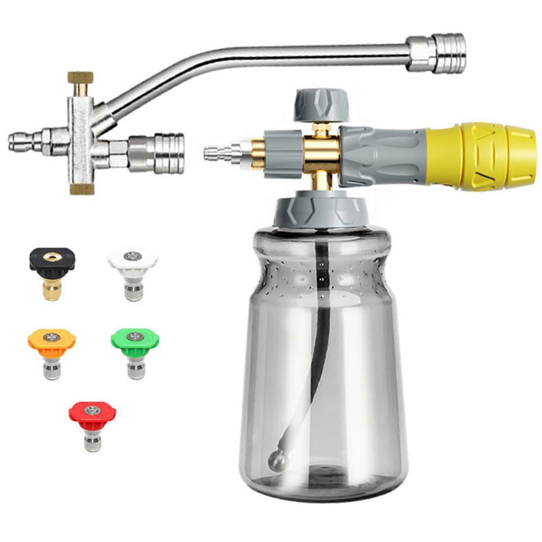 Dual Plug Foam Cannon, Foam Cannon Dual Plug, Double Tip Pressure Washing Machine for Home