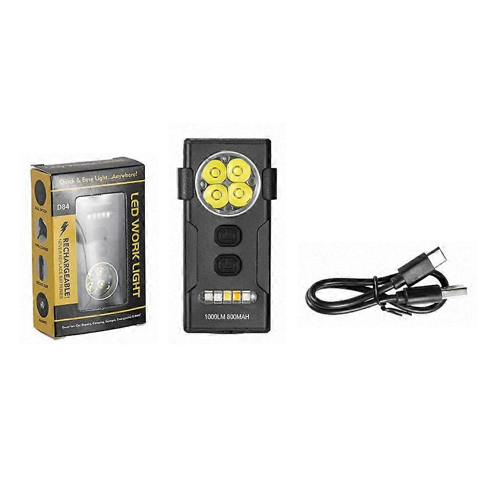 Mini Powerful EDC Flashlight High Lumens LED Rechargeable Magnetic