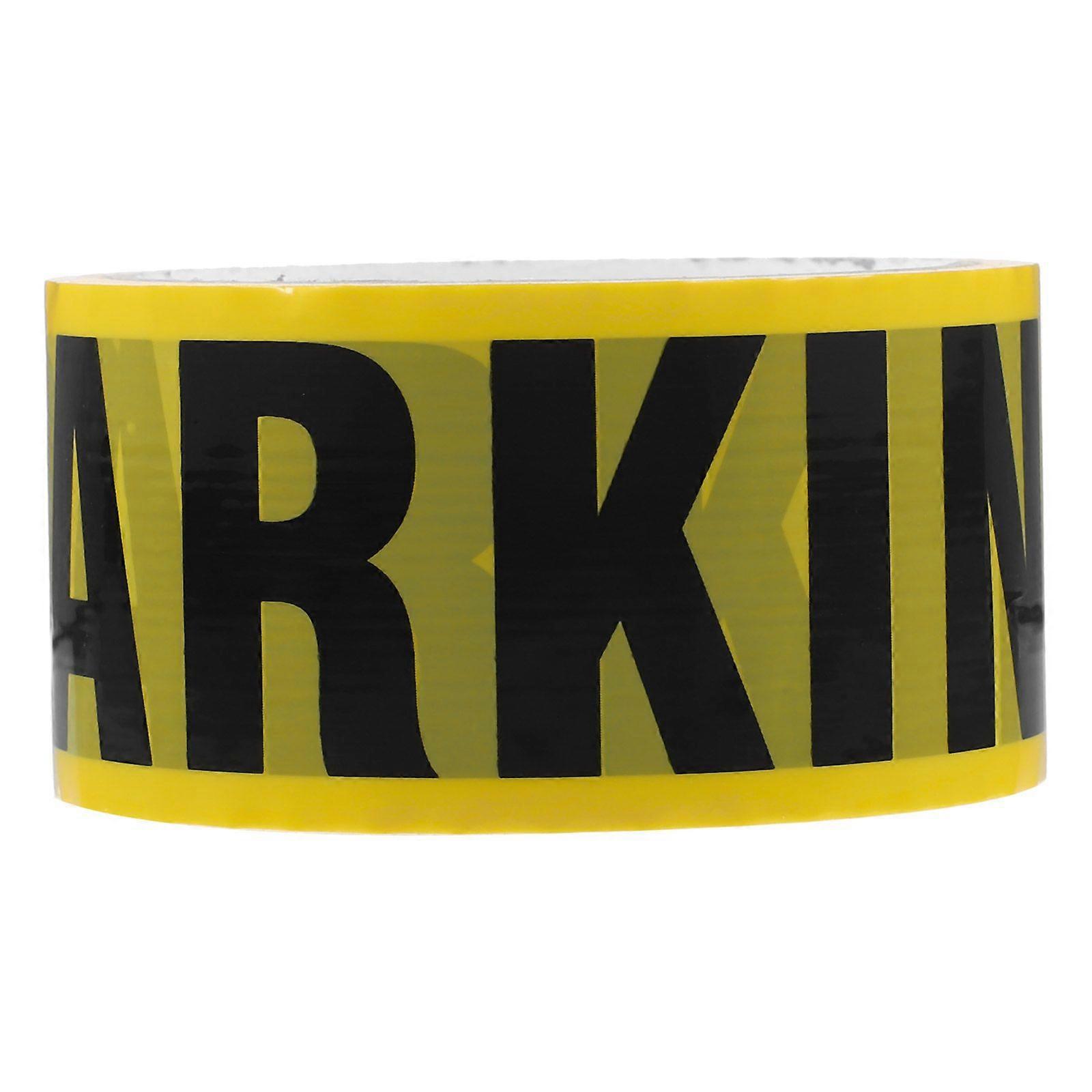 1 Roll of Warning Tape Adhesive Marking Tape No Parking Tape Multi-function Warning Tape