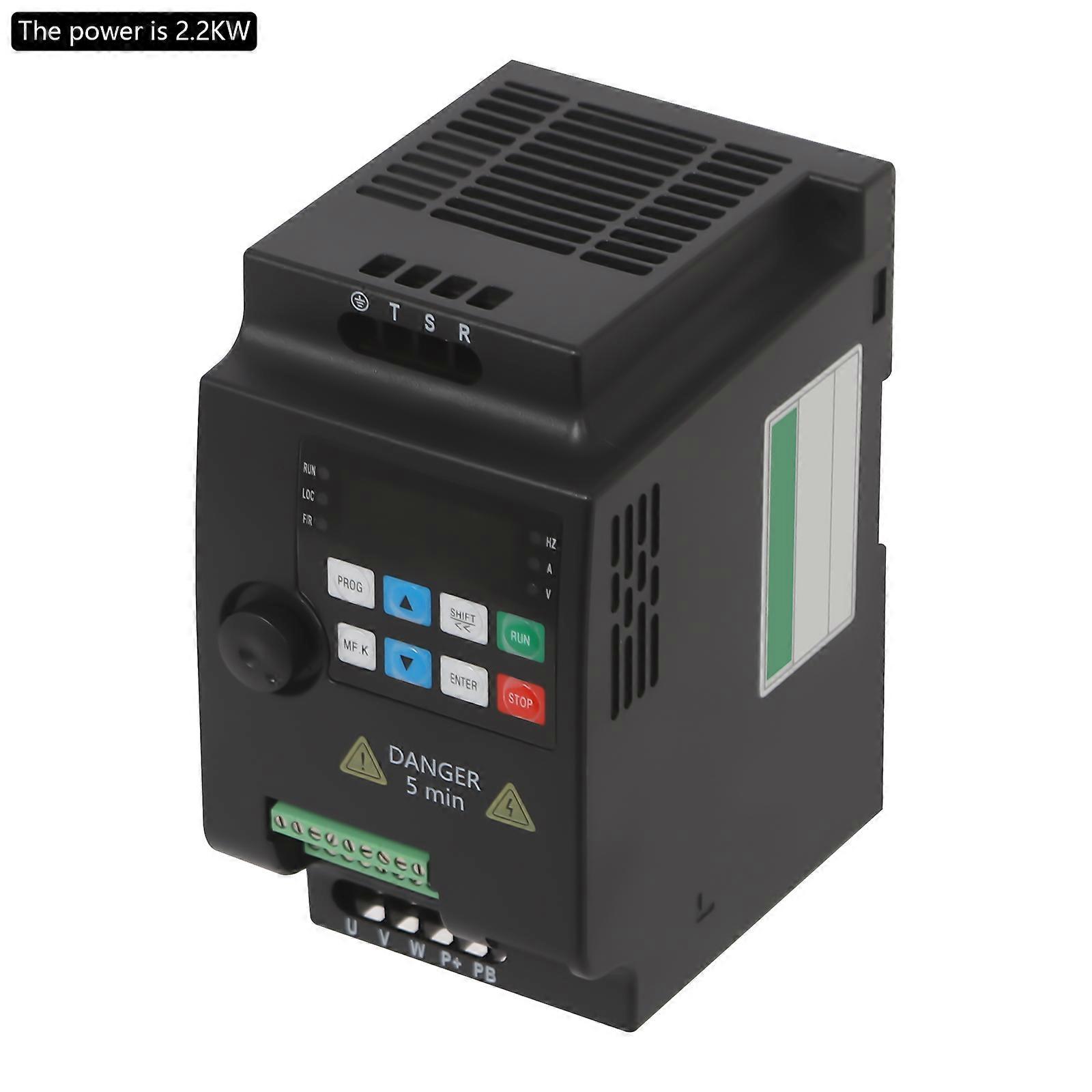 AC 220V Variable Frequency Drive Single Phase to 3 Phase Converter 2.2KW 3HP