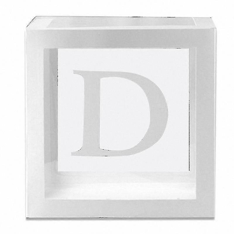 Clear Square Cardboard Balloon Box for Party Decor