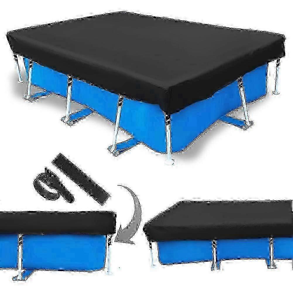 Fade resistant pool cover for above ground 400x211cm rectangular