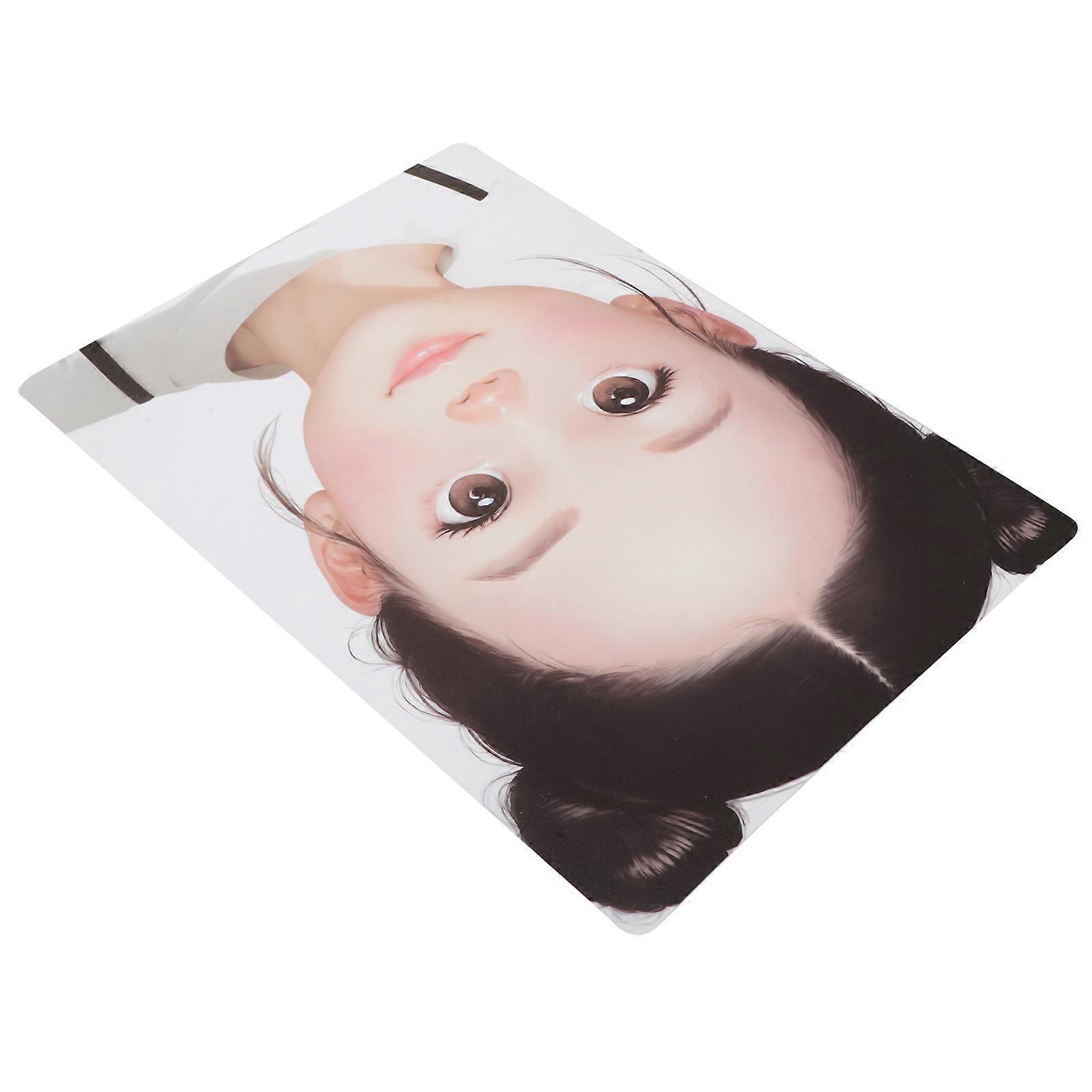 Reusable Face Painting Practice Board Makeup Tool for Creative Projects with Multi Colored Plastic Design 1Pack