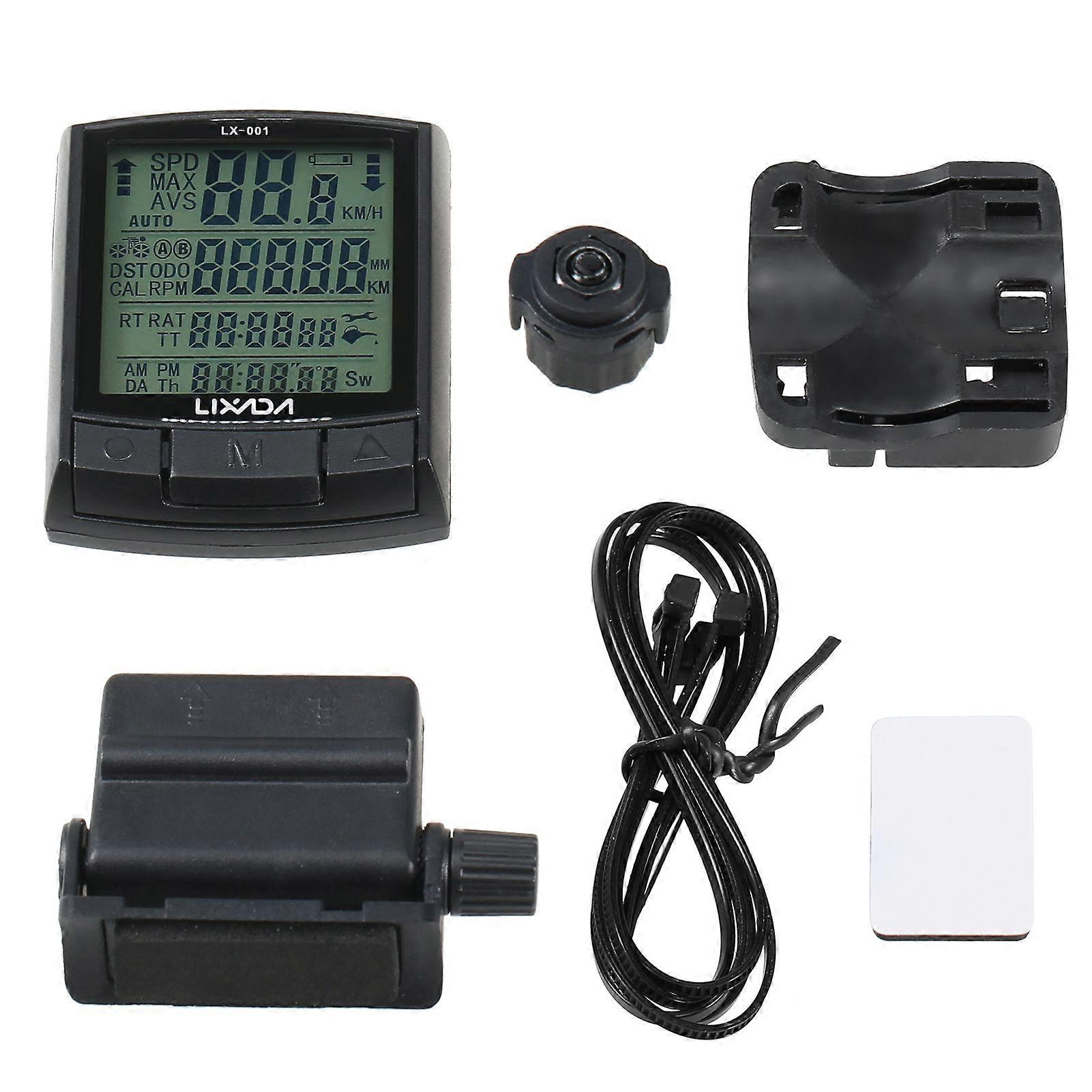 Lixada Bike Cycle Computer Bike Speedometer Odometer MTB Road Bike Computer