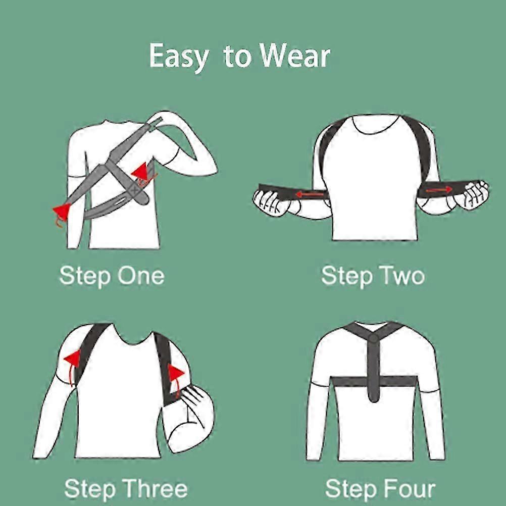 Posture Corrector Adjustable Back Posture Corrector Upper Back Brace Back Straightener Support