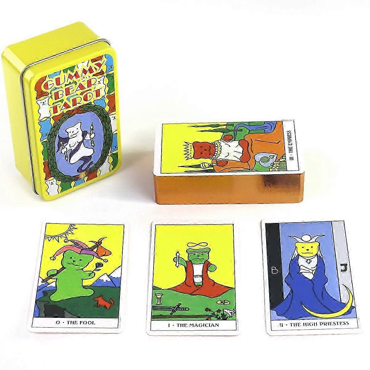 Gummy Bear Tarot Cards Deck - Fun Tarot Reading Set for Beginners