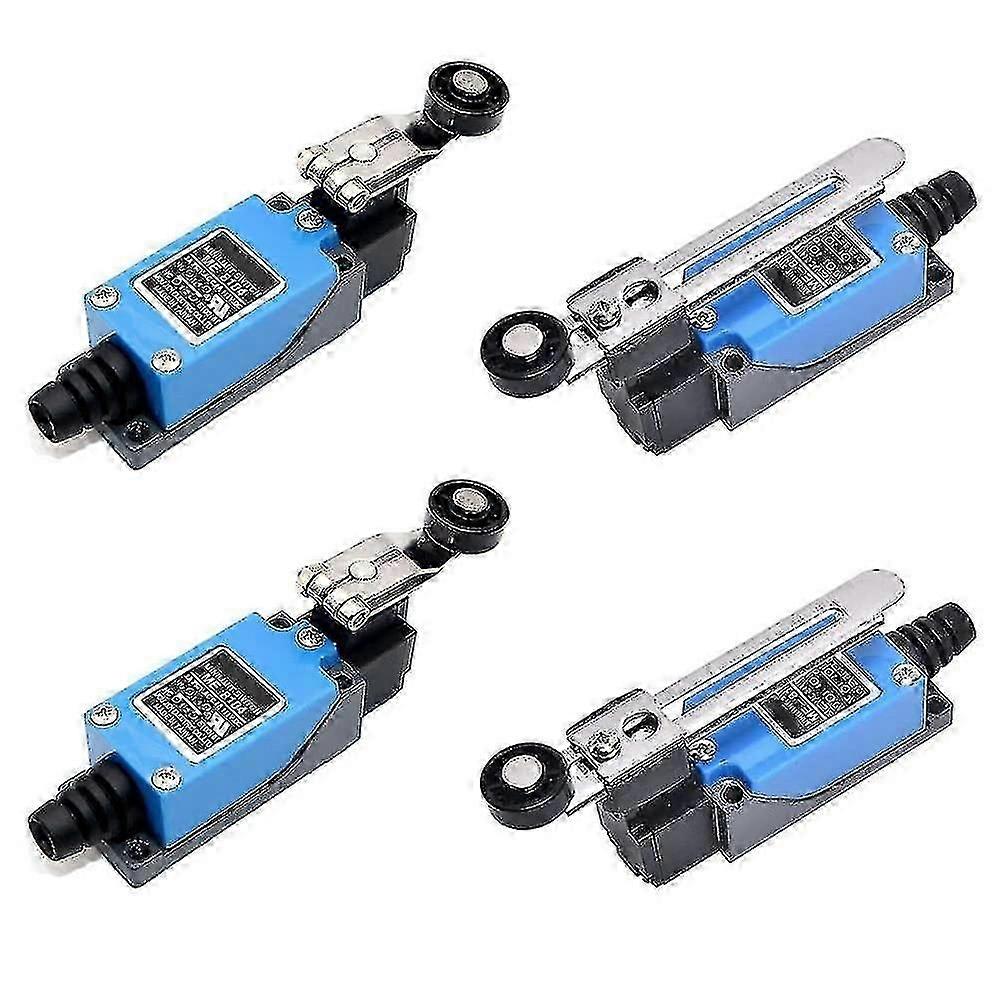Adjustable Limit Switch, 4 Pieces Momentary Limit Switches, Momentary Limit Switches, Metal Limit Switch, Limiting Momentary Actuator, Waterproof, Ant