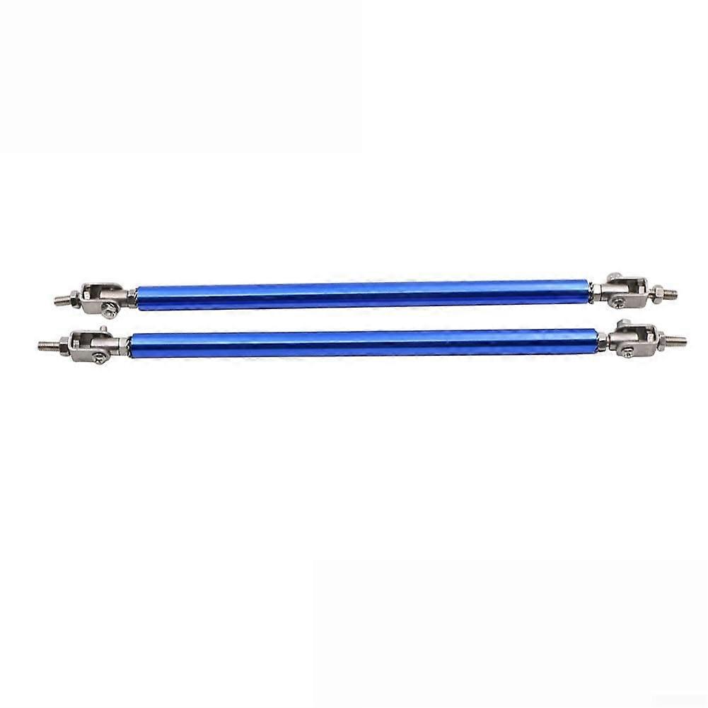 Car Front Bumper Lip Splitter Rod, Adjustable 20 Cm, 2 Pcs, Easy Install, Secure Attachment, Enhanced Stability, Blue