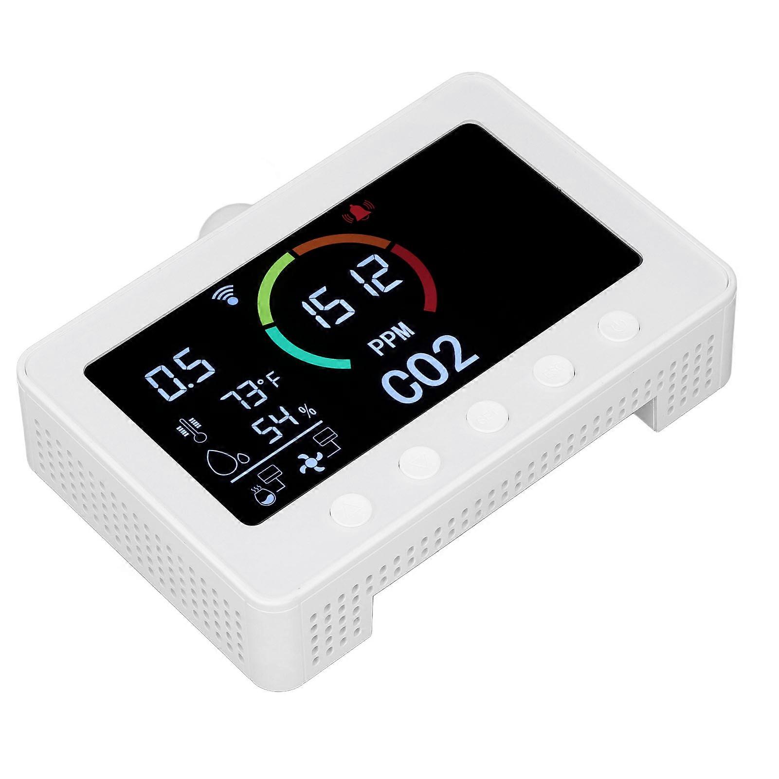 Smart CO2 Detector GROWPT02 with Relay Socket, 2-Channel, 100-240V