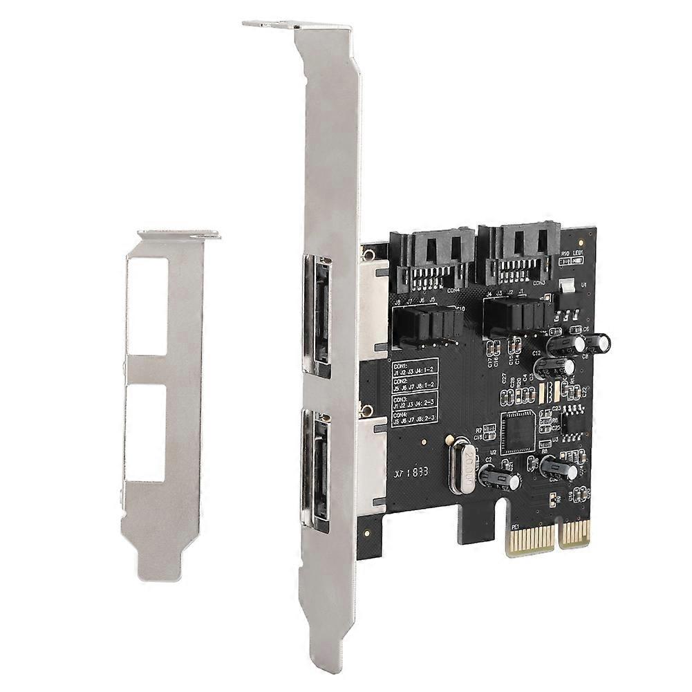 PCI to 4‑port Sata ESATA 3.0 Riser Card ASM1061 SATA 3.0 PCI to Esata Sata