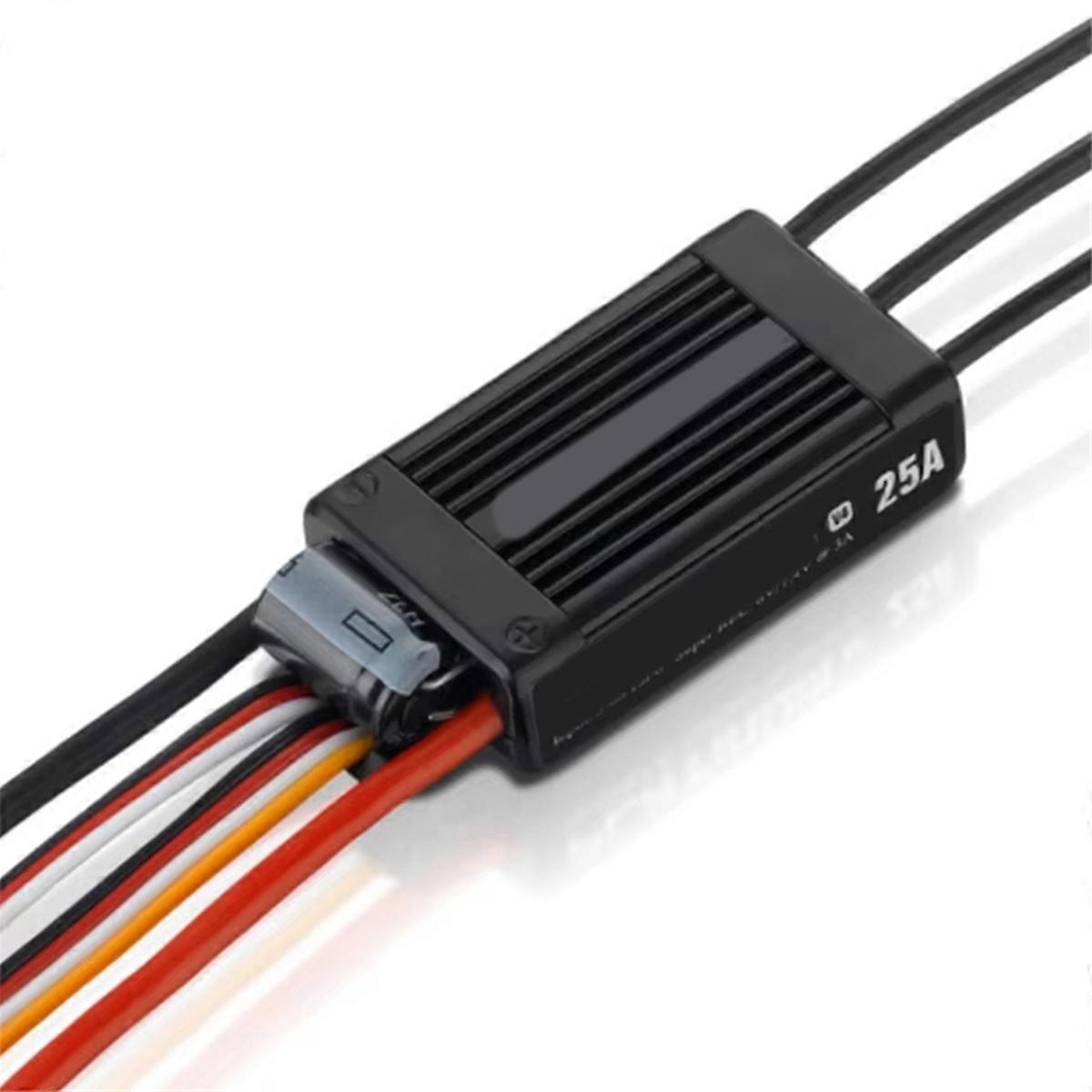   25A Brushless ESC Electronic Speed Controller 3-6S Lipo Built-in BEC for RC Airplane