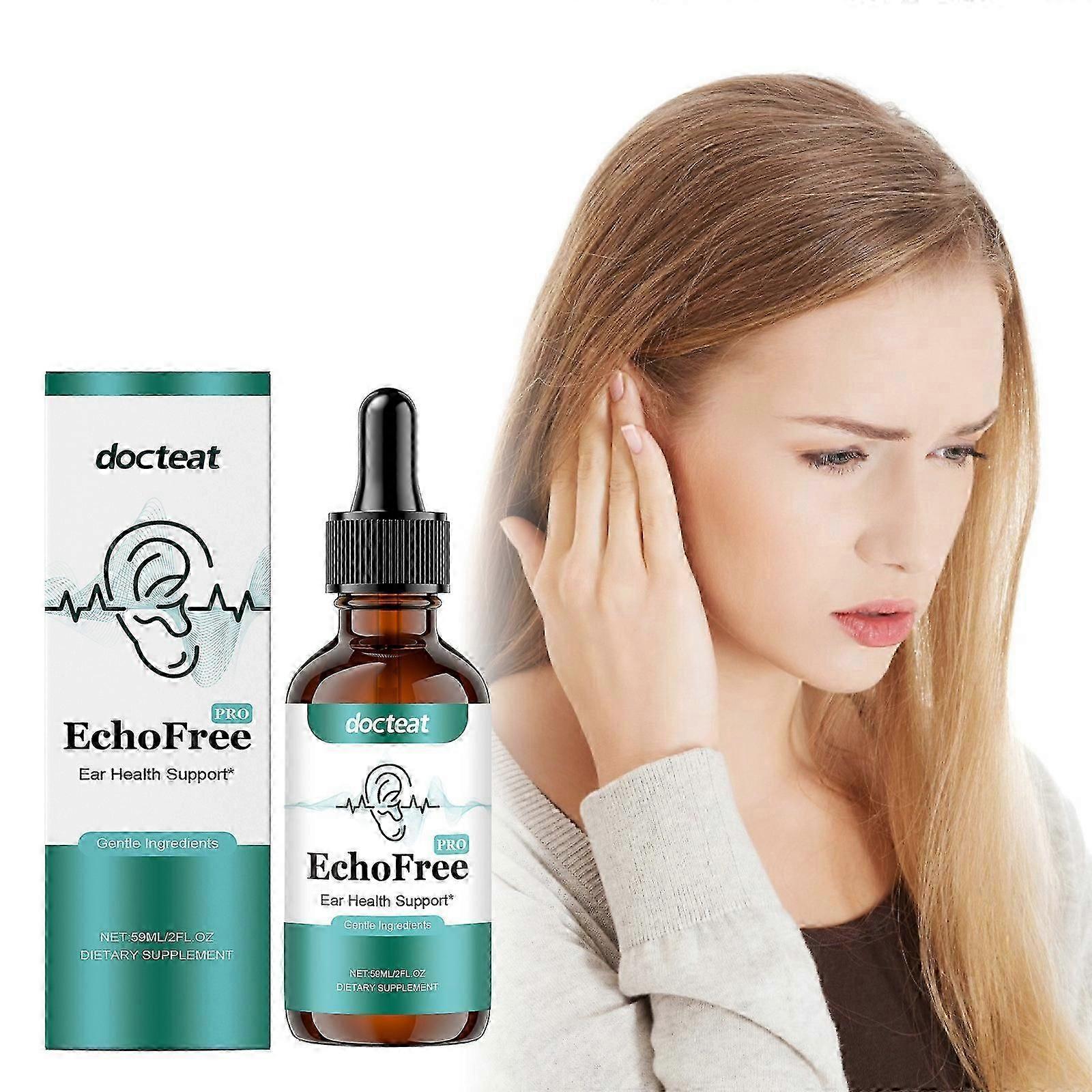 Tinnitus Relief Drops Echofree Öron Hälsa
