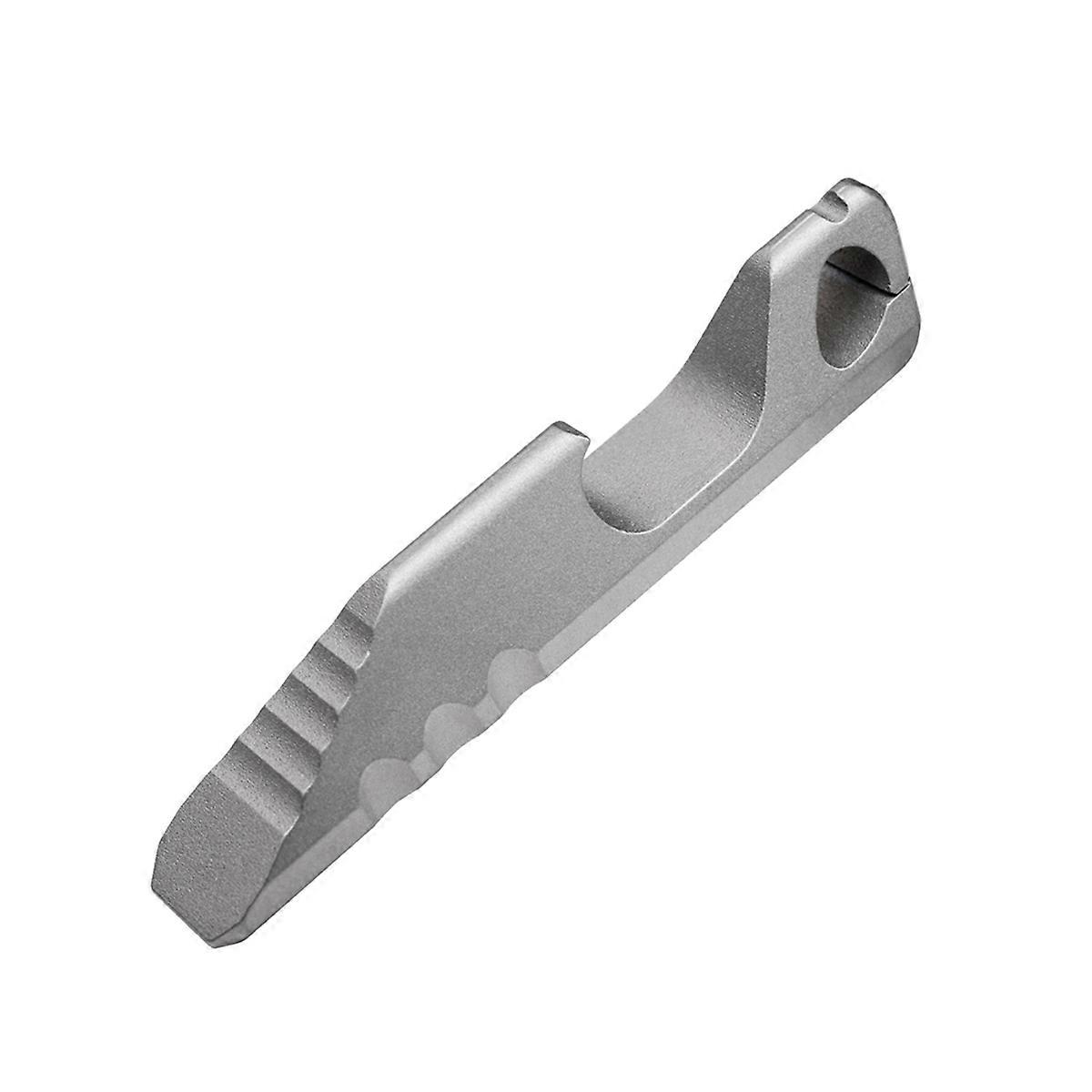 Multifunctional Small Titanium Alloy Crowbar Outdoor Bottle Opener Can Be Pried Open the Jar Portable Pendant