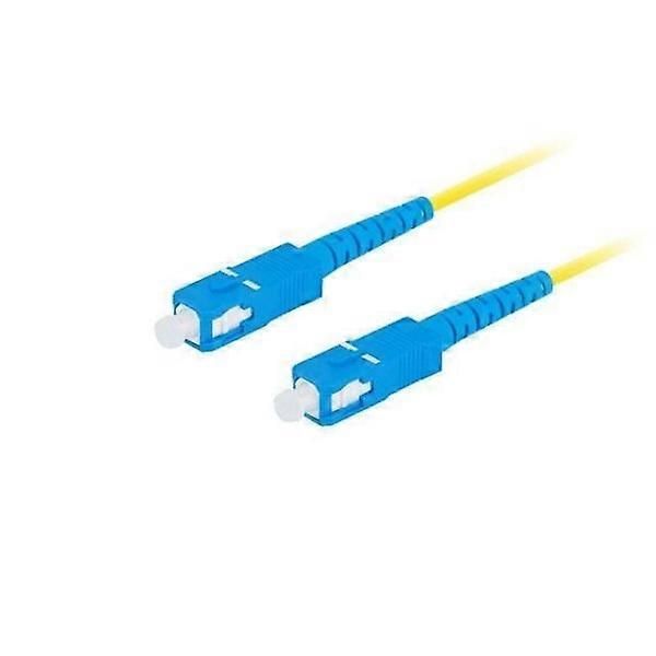 Fiber Optic Cable - Lanberg - G657A1 - Simplex - 10m - Yellow - 3.0mm Yellow