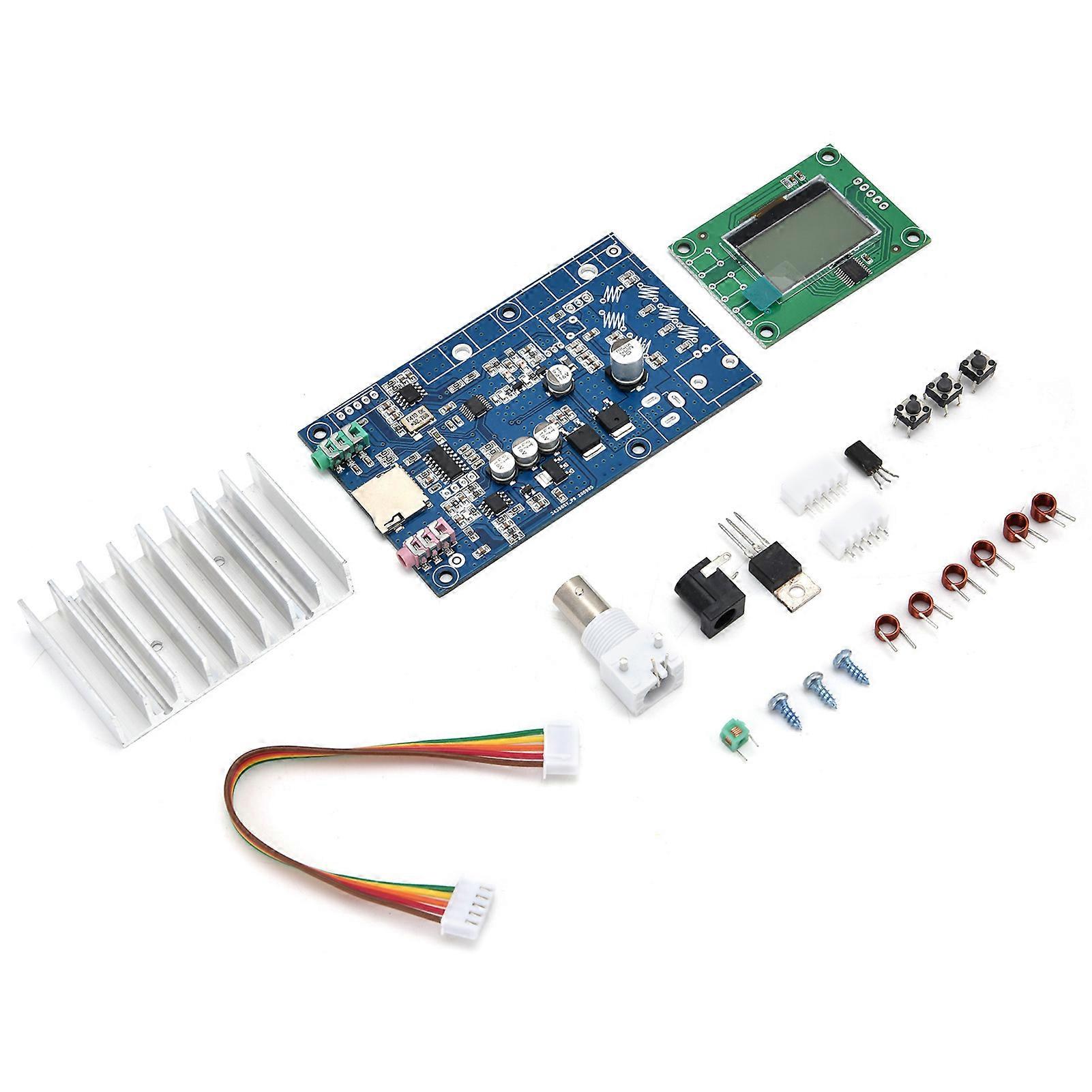 FM Transmitter Module 0.5W-7W Adjustable PLL Radio LCD Display