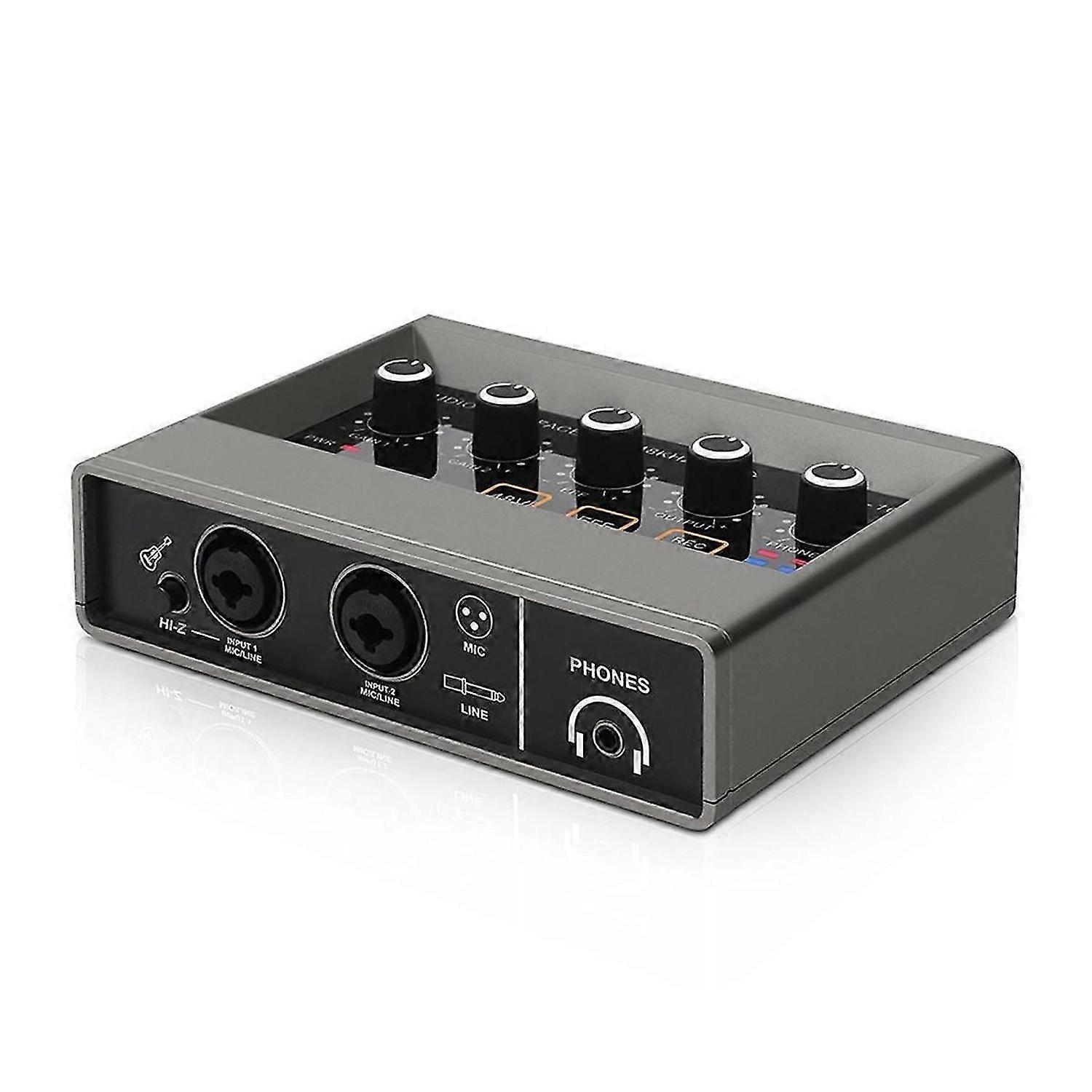 Professional Audio Mixer USB Audio Interface Sound Card