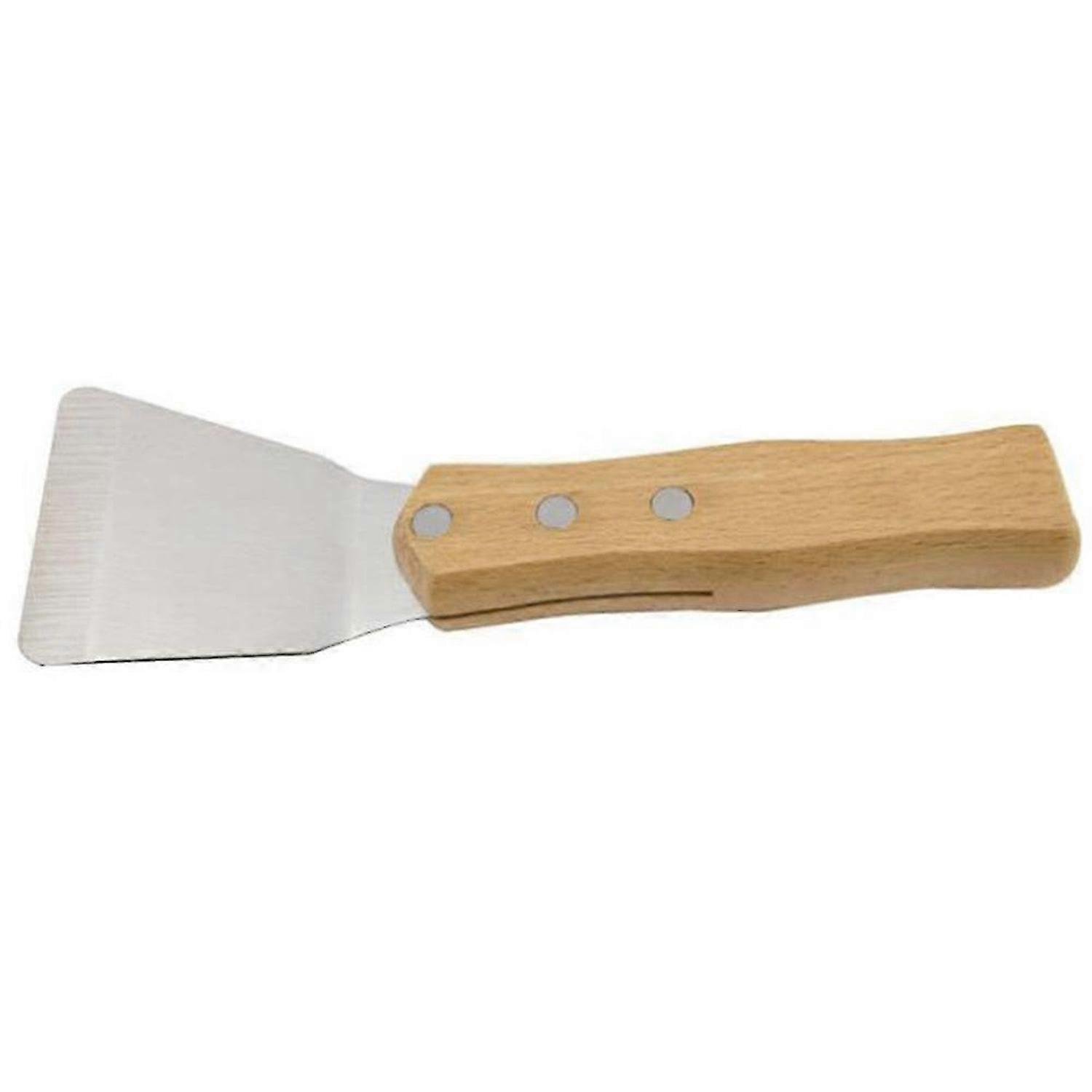 1Pcs Ceiling Spatula with Wooden Handle for Welding Harpoon, Large