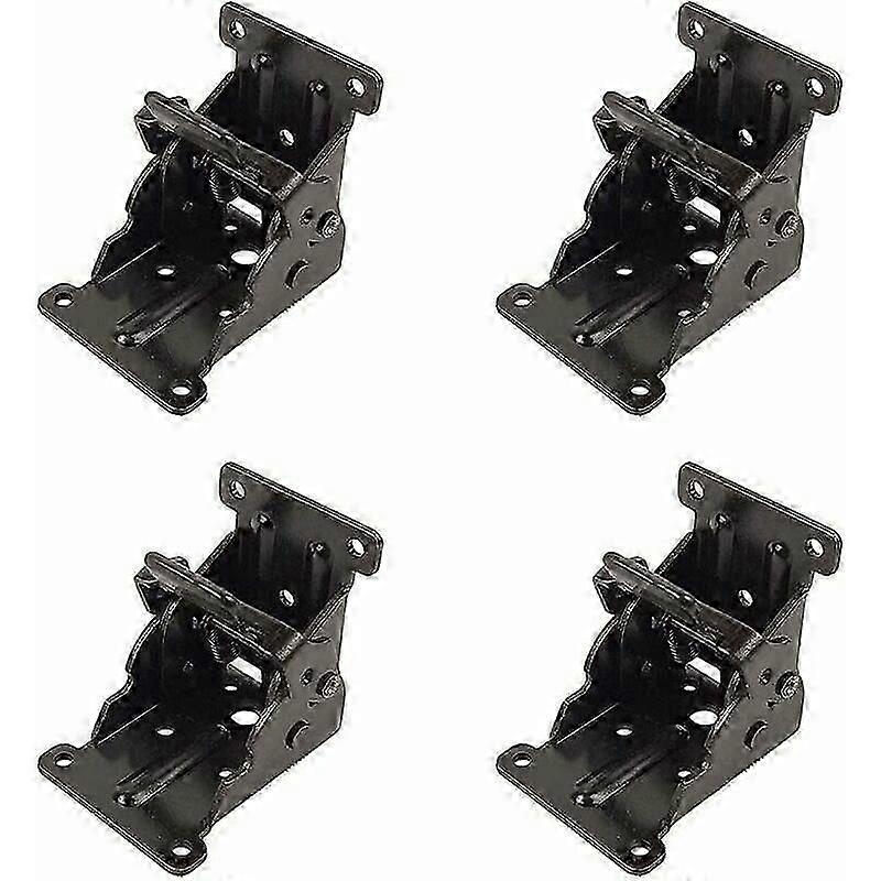 4 Pcs Self-Locking Folding Hinges for Kitchen Cabinets, Table Extensions, or Steel Shelves