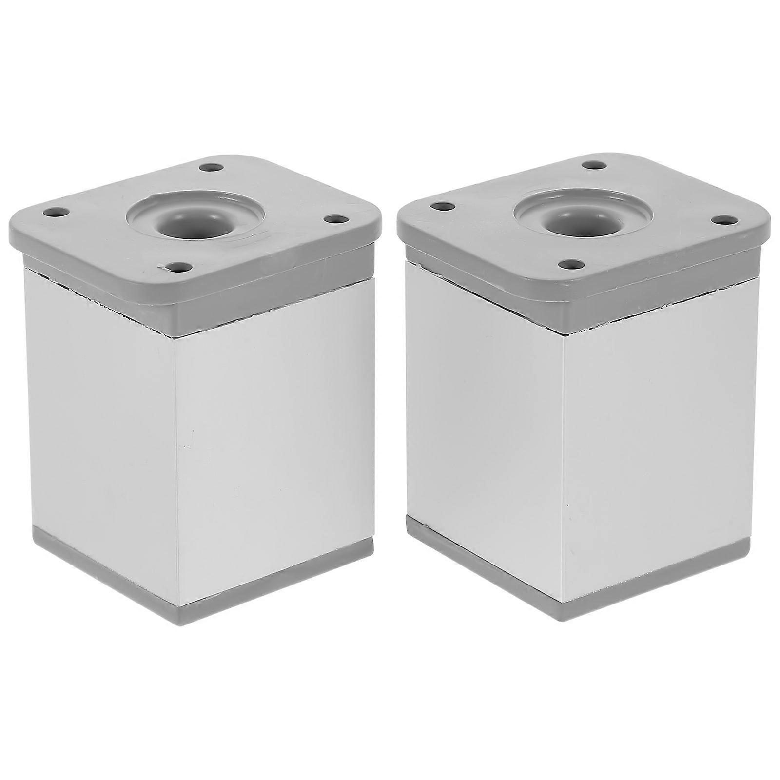 Adjustable Cabinet Legs Furniture Legs for Home Use 2Pcs Aluminum Alloy Feet