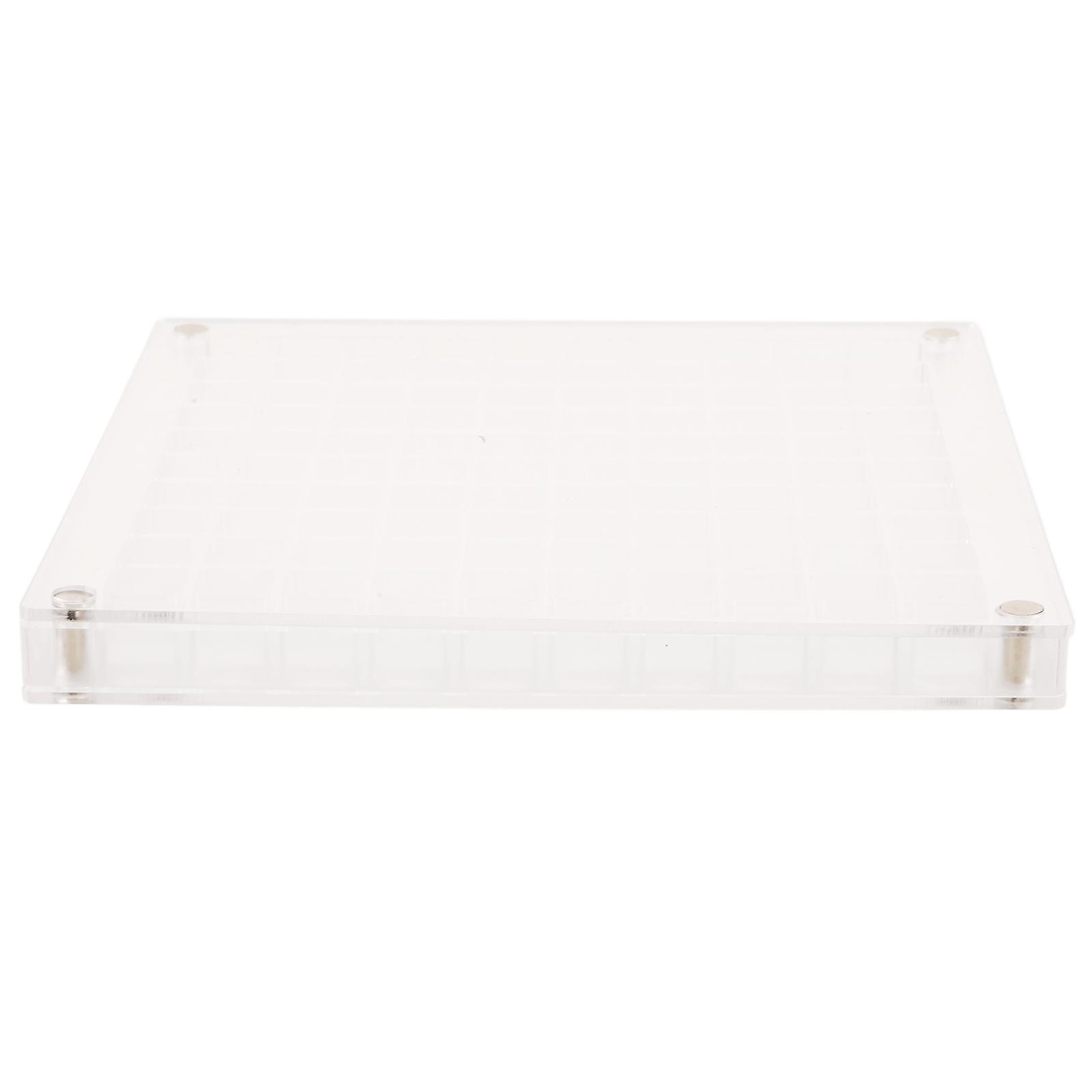 Transparent Acrylic Seashell Display Box for Crafts Storage 3Pcs