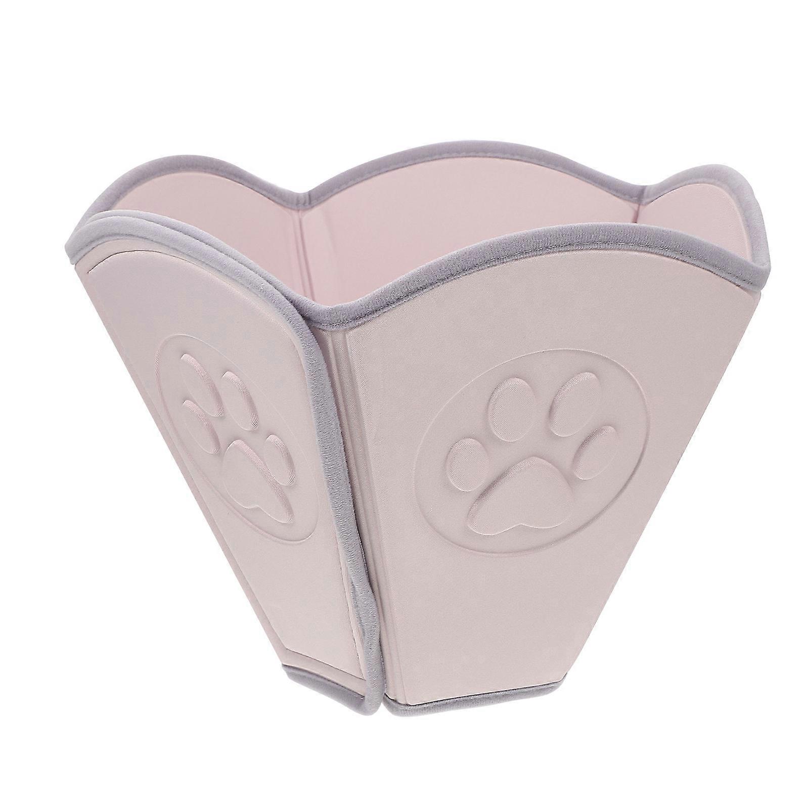 Protective Cat Collar Cone for Recovery Grey Durable Eva
