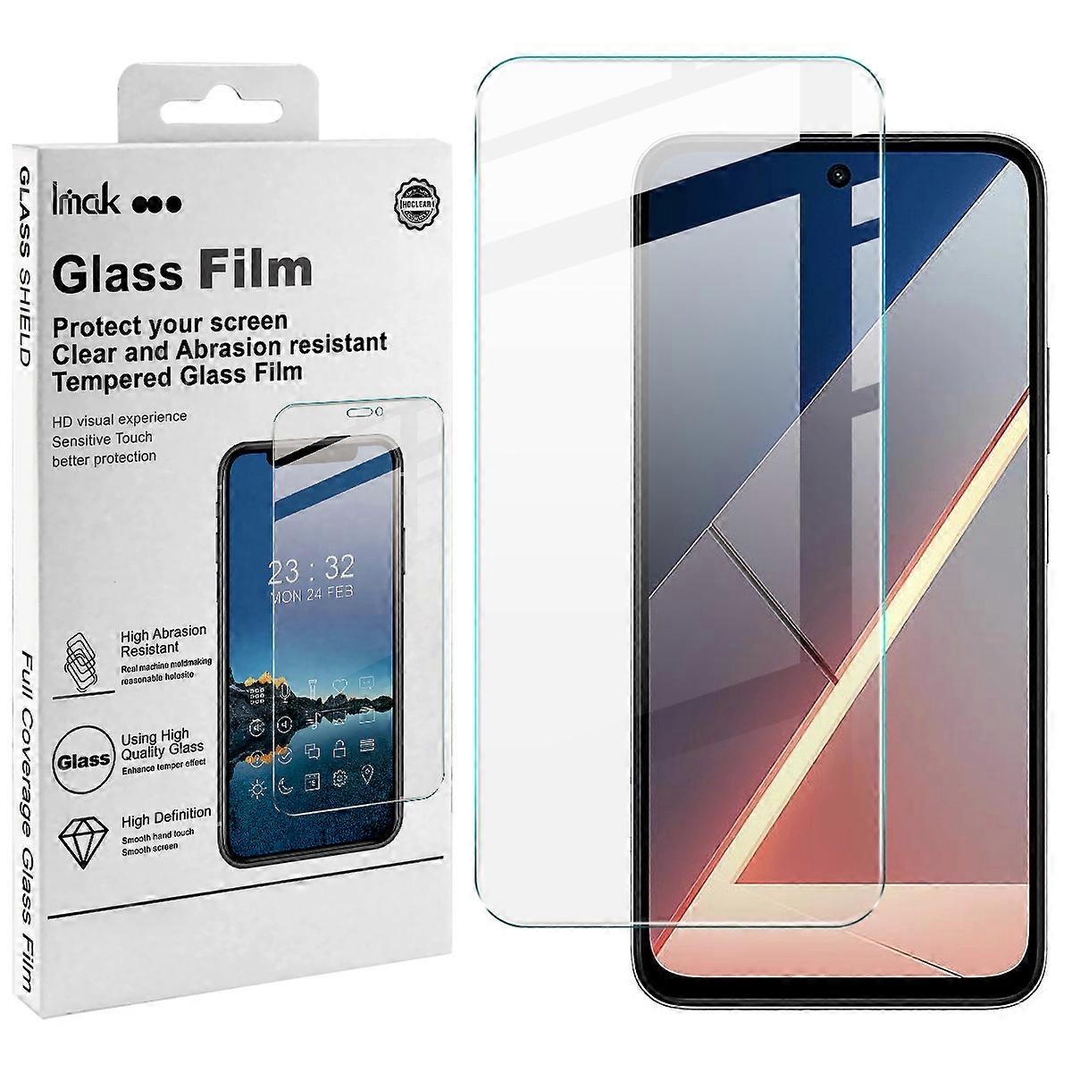 Xiaomi Poco M7 4G(EU)(171mm)強化ガラススクリーンプロテクター飛散防止保護用TKdaddy IMAK Hシリーズ