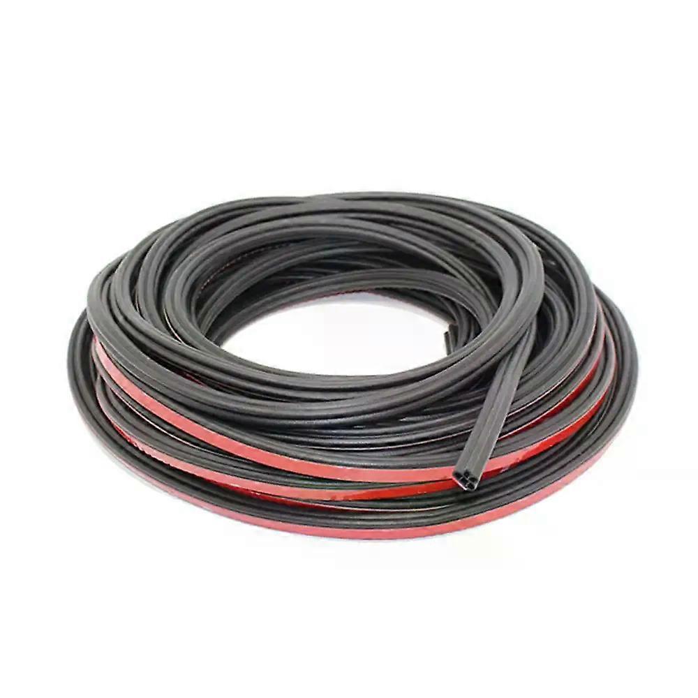10m Auto Accessories Double Layer Windshield Dustproof Weatherstrip Trunk Sealer Noise Insulation Car Door Seal Strip