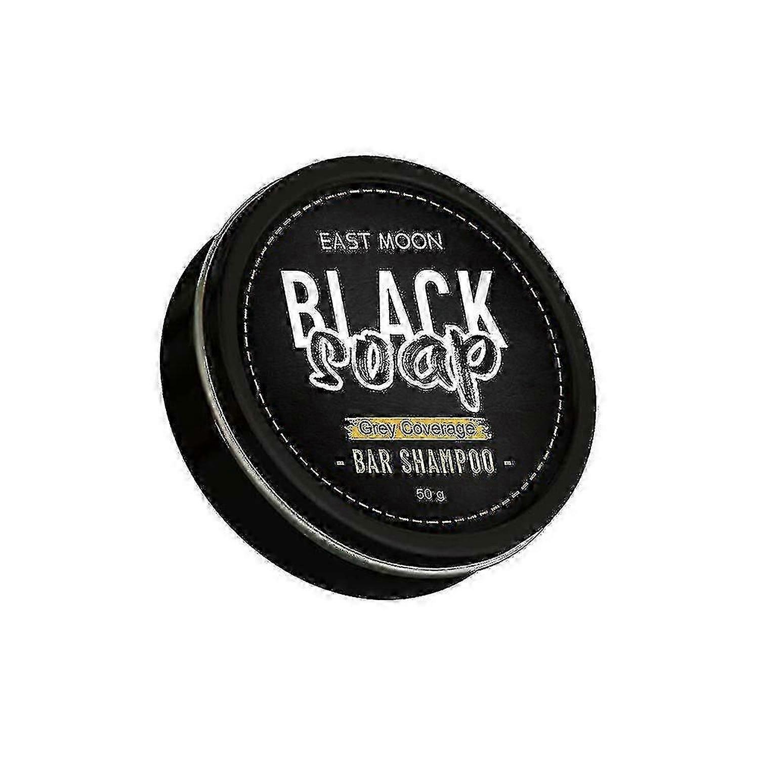 Herren Grau Abdeckung Bar Shampoo Haar Verdunkelung Schwarze Seife Für Graue Haarabdeckung -n3681~A