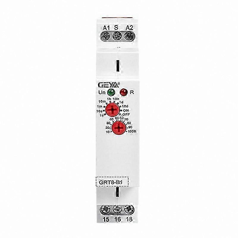 Adjustable Off-Delay Timer Relay Module, 16A Electronic Time Relay for Industrial Applications