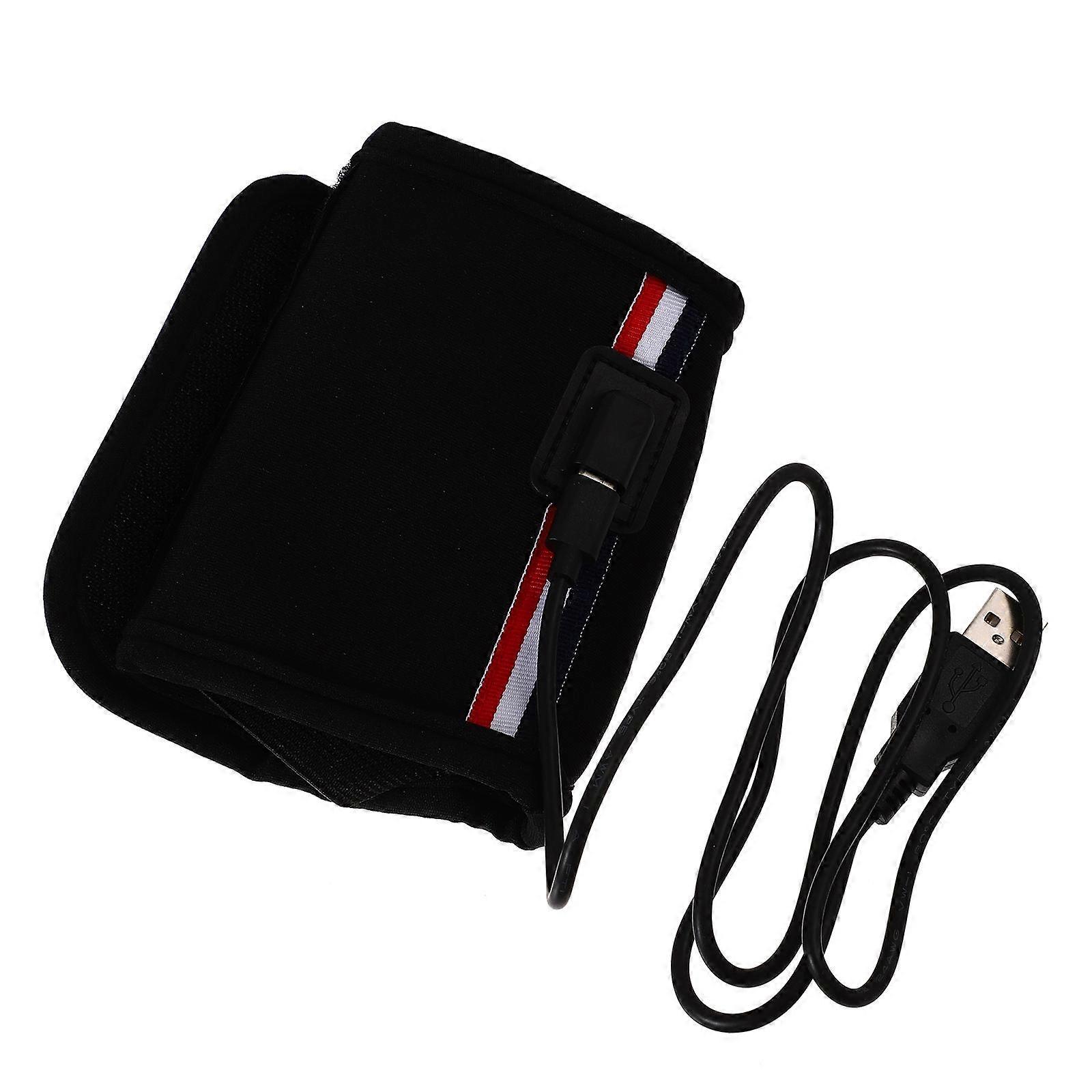 Portable Heating Bottle Insulation Cover Baby Bottle Warmer for Travel Black with Heating Function 1Pcs