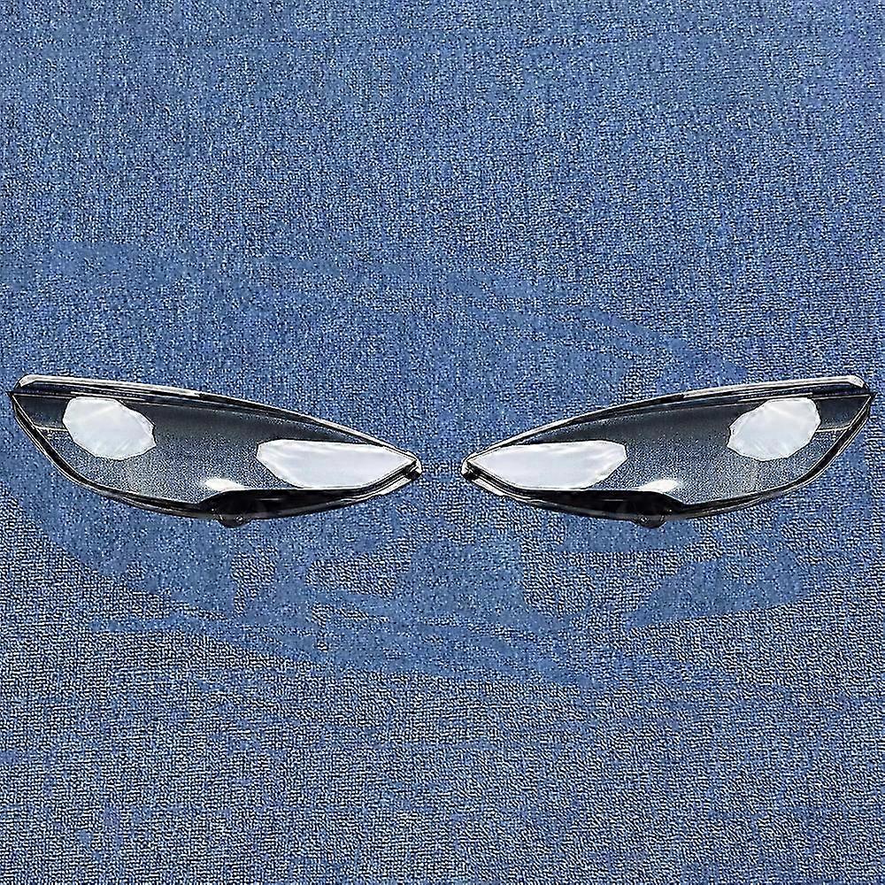 For To For Tesla Model S 2023 2024 Car Headlight Cover Lens Clear Shell Front Headlamp Transparent Lampshade Auto Light Lamp Caps