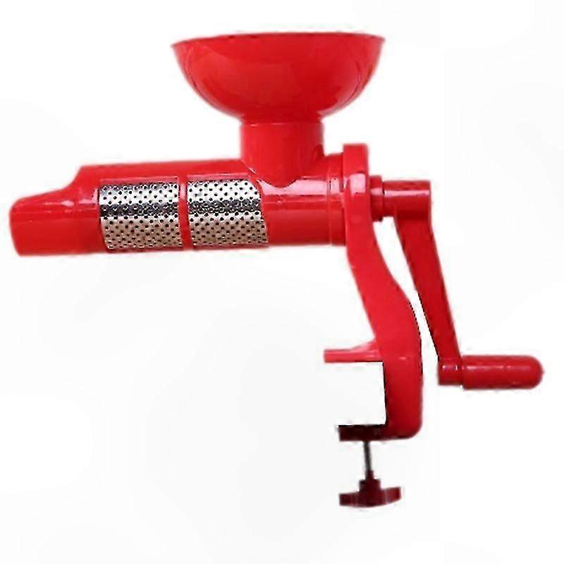 Manual Tomato Sauce Juicer for Kitchen Use, Multi-Purpose Fruit and Vegetable Juicing Tool, Durable Plastic Hand Press Gadget